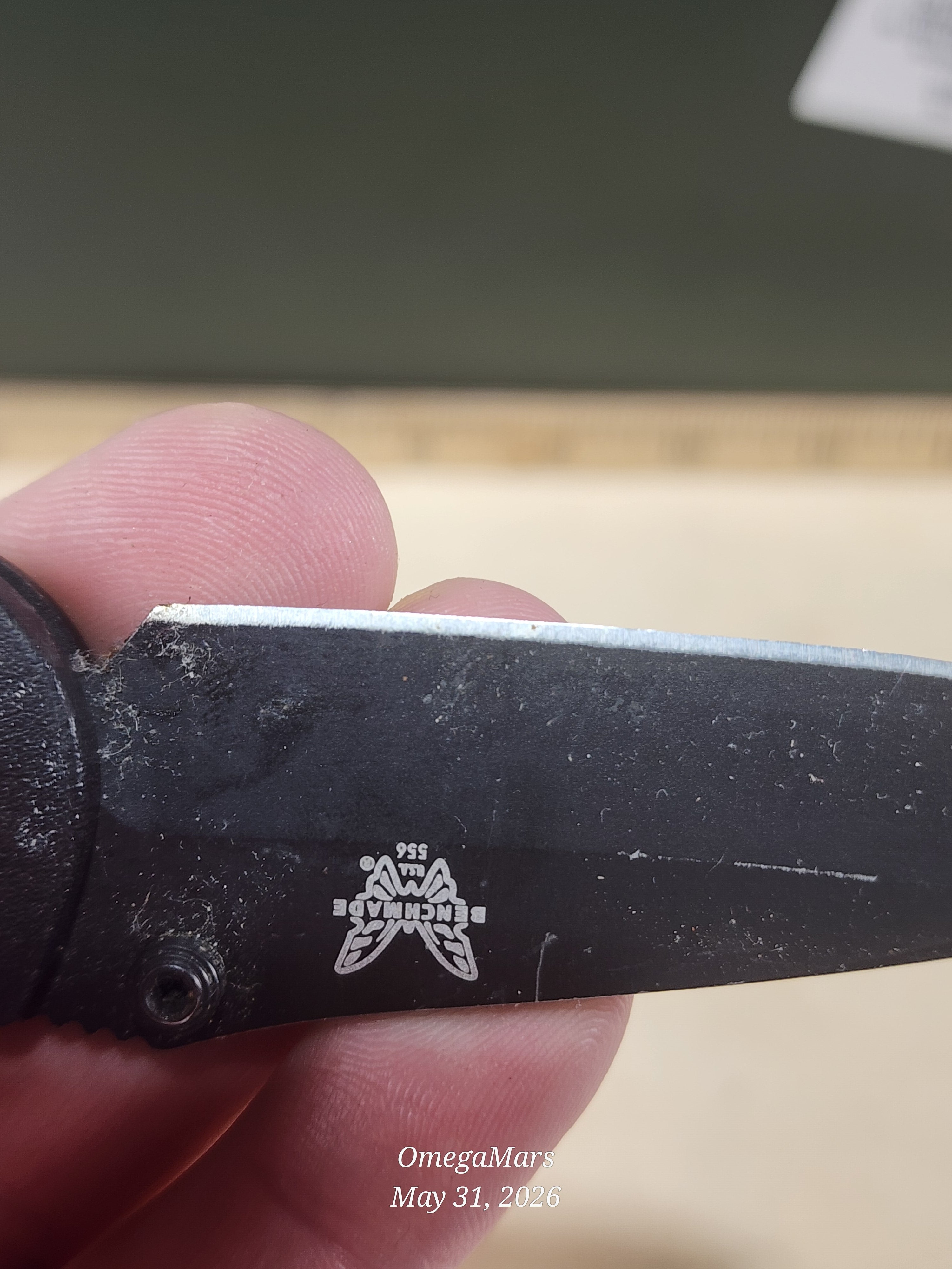 BENCHMADE 556 - 154CM - Mini Griptilain - Light Usage/Dirty - #37Gr