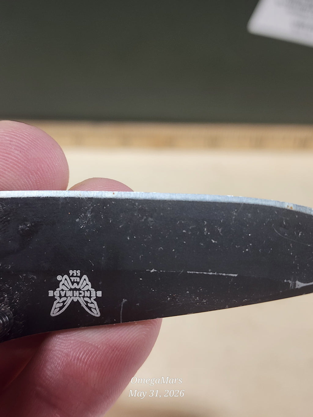 BENCHMADE 556 - 154CM - Mini Griptilain - Light Usage/Dirty - #37Gr
