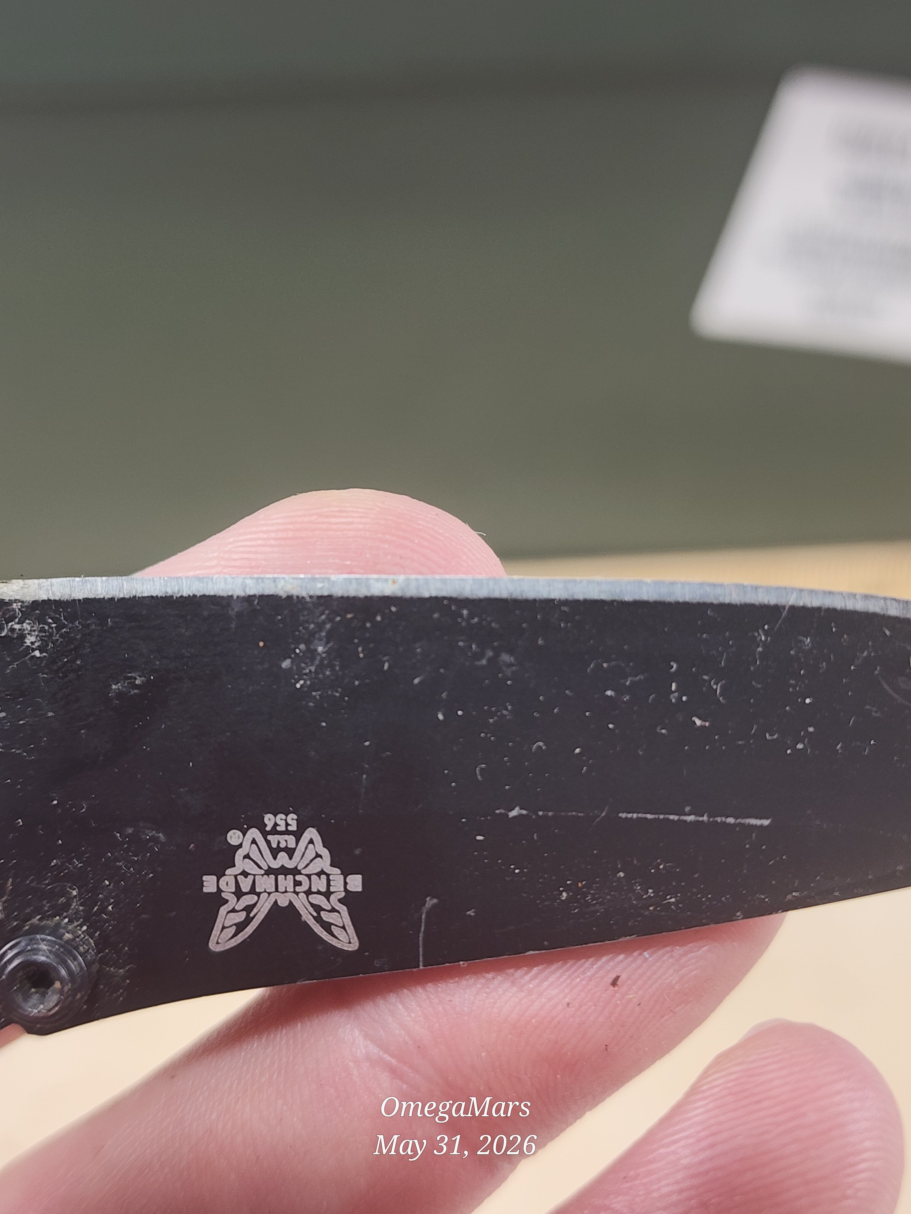 BENCHMADE 556 - 154CM - Mini Griptilain - Light Usage/Dirty - #37Gr