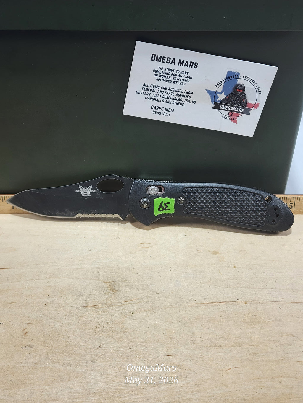 BENCHMADE 550-440C Griptilian - Light Usage/Dirty - #39Gr