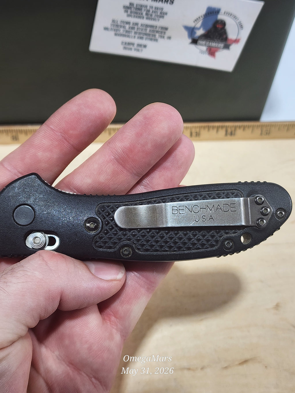 BENCHMADE 550-440C Griptilian - Light Usage/Dirty - #39Gr