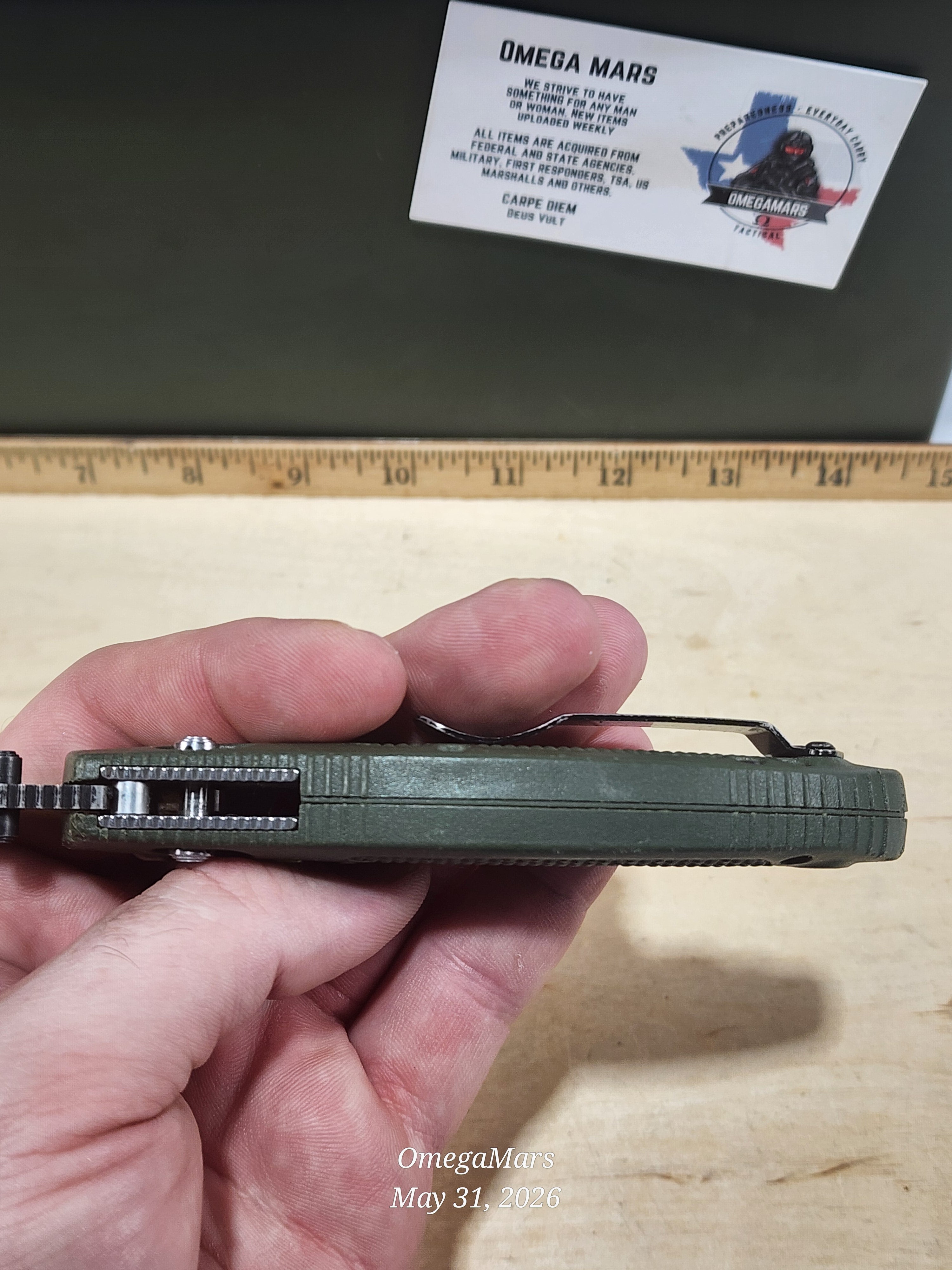 BENCHMADE 551-154CM Griptilian - Light Usage/Dirty - #40Gr