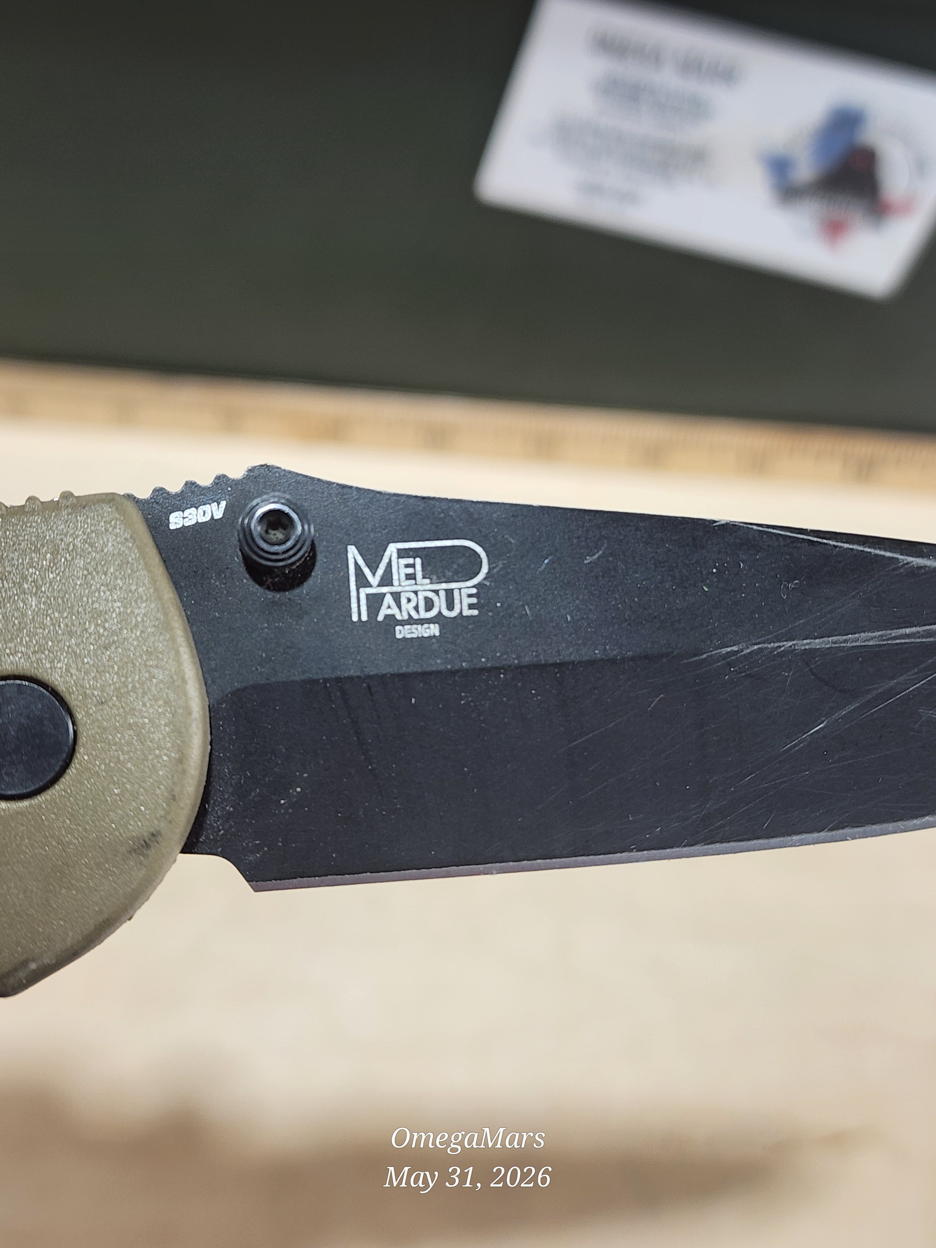 BENCHMADE 551-S30V Griptilian - Light Usage/Dirty - #43Gr