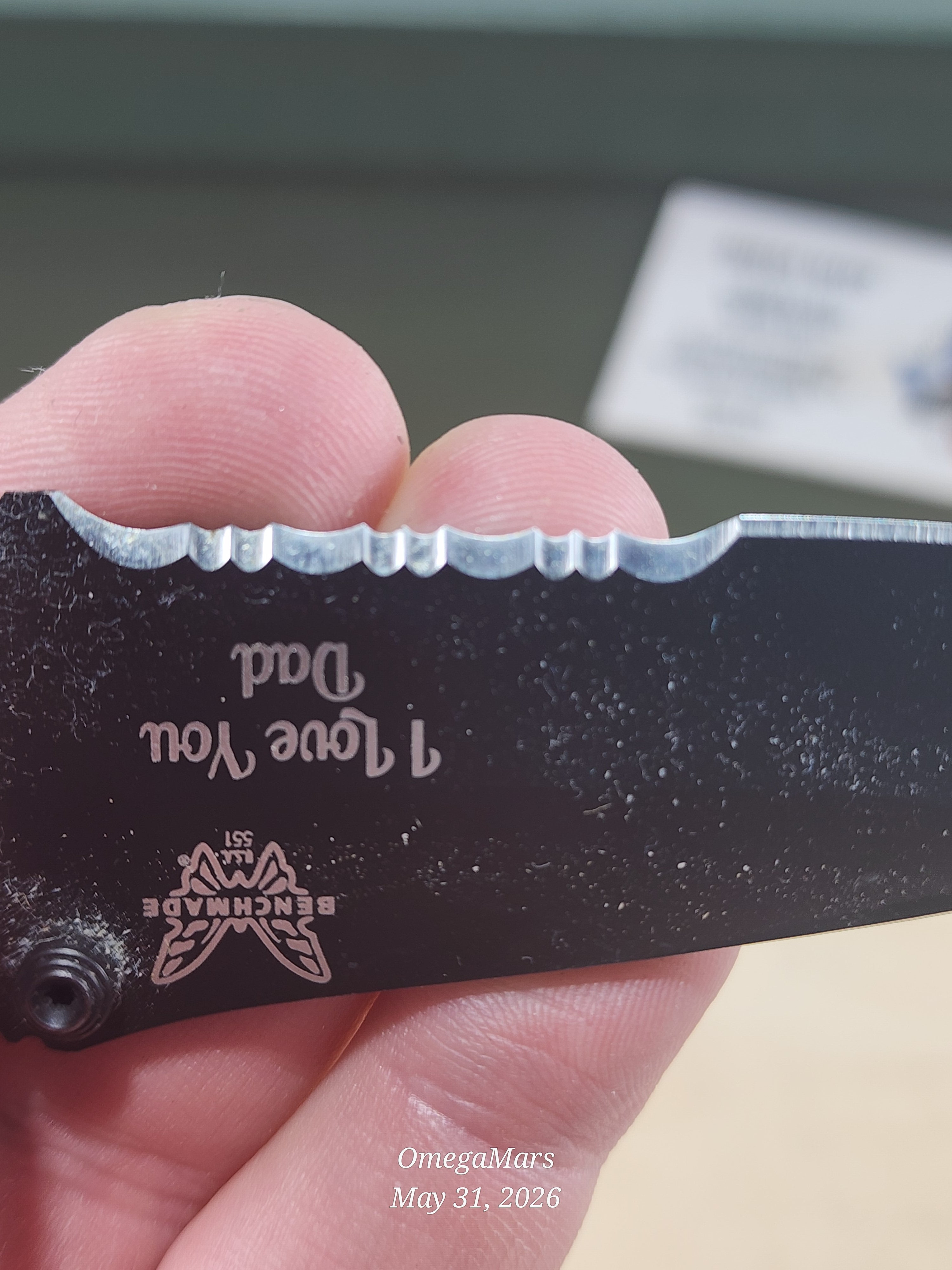 BENCHMADE 551-S30V Griptilian - Light Usage/Dirty - #44Gr