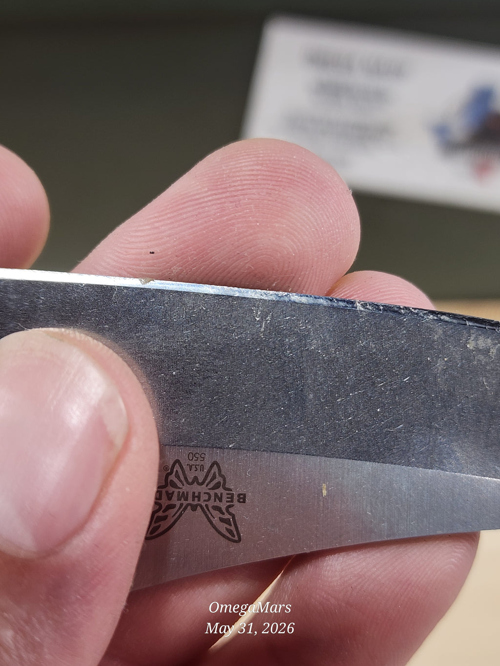 BENCHMADE 550-S30V Griptilian - Light Usage/Dirty - #46Gr