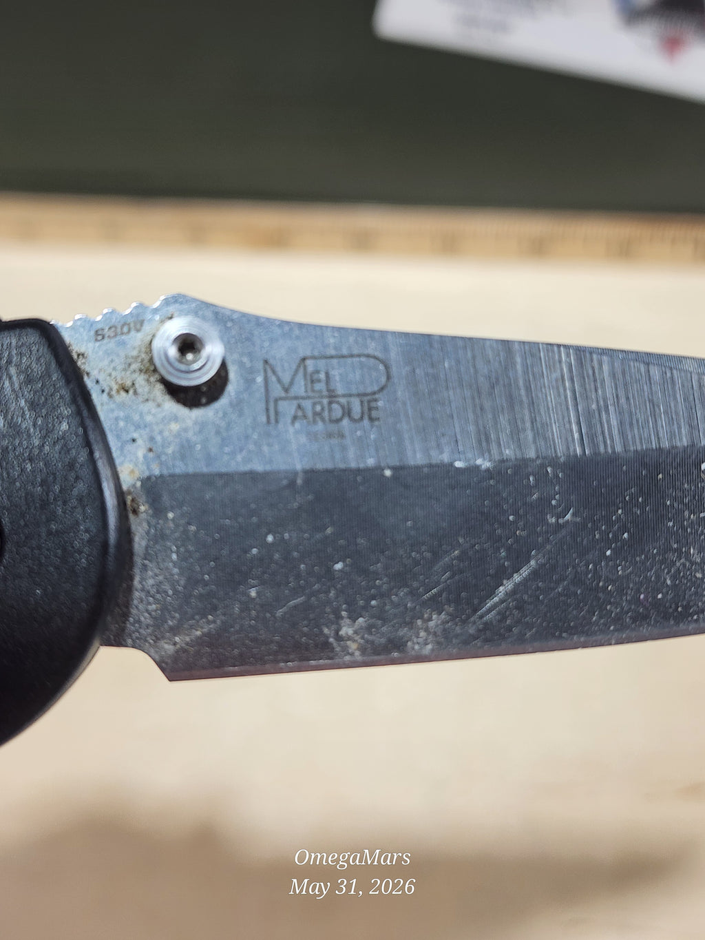 BENCHMADE 551 S30V - Light Usage/Dirty - #47Gr