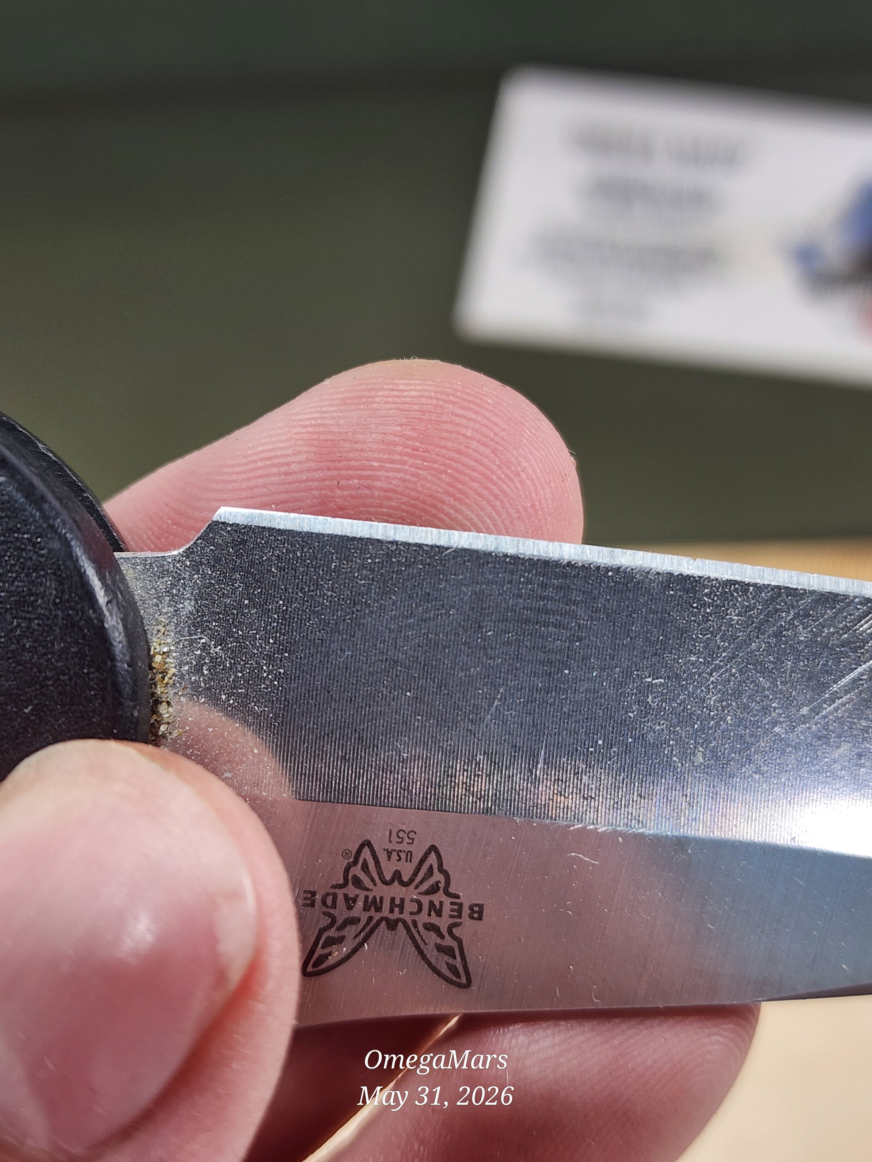 BENCHMADE 551 S30V - Light Usage/Dirty - #47Gr