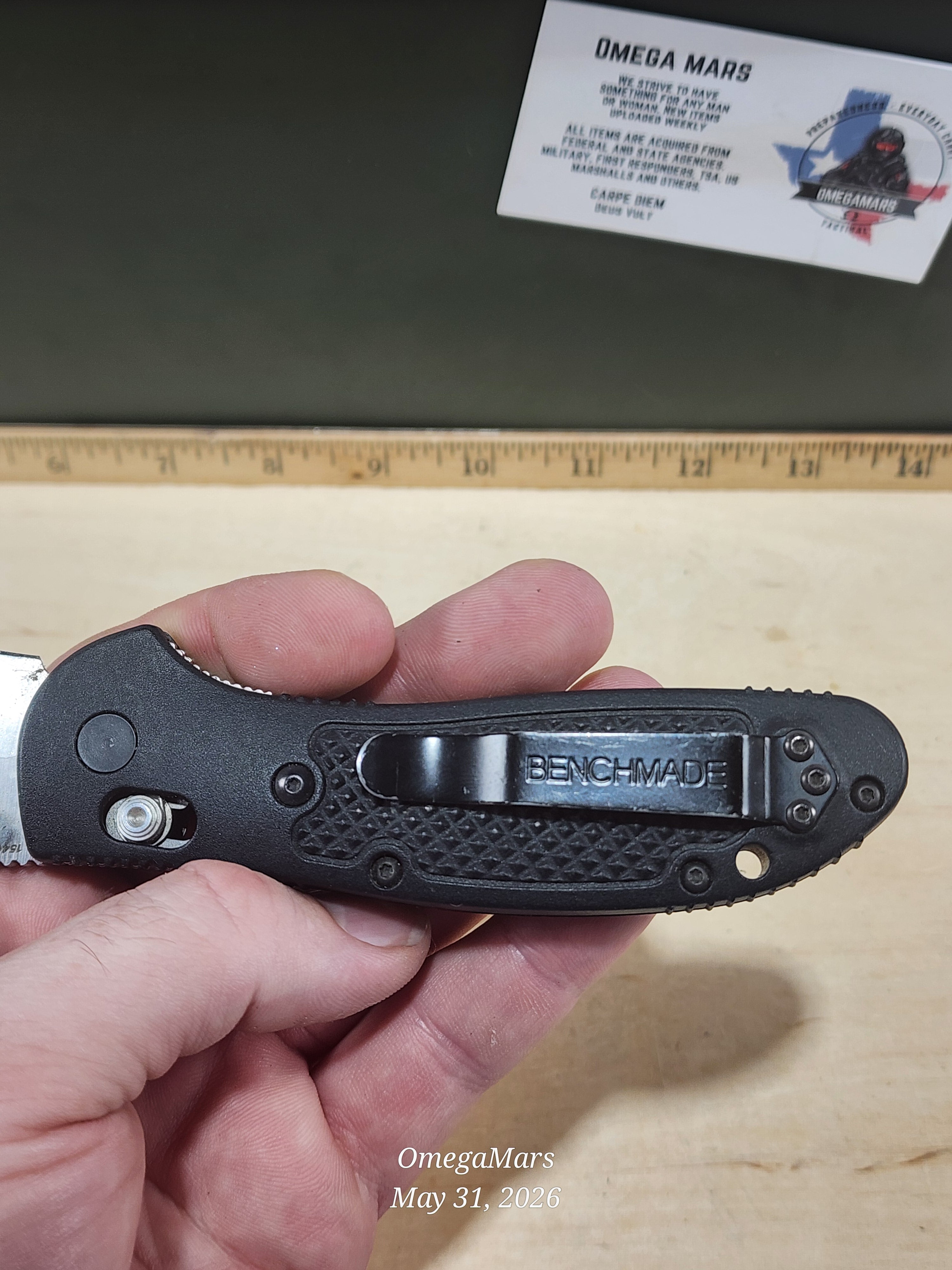 BENCHMADE 551 154CM - Light Usage/Dirty - #48Gr