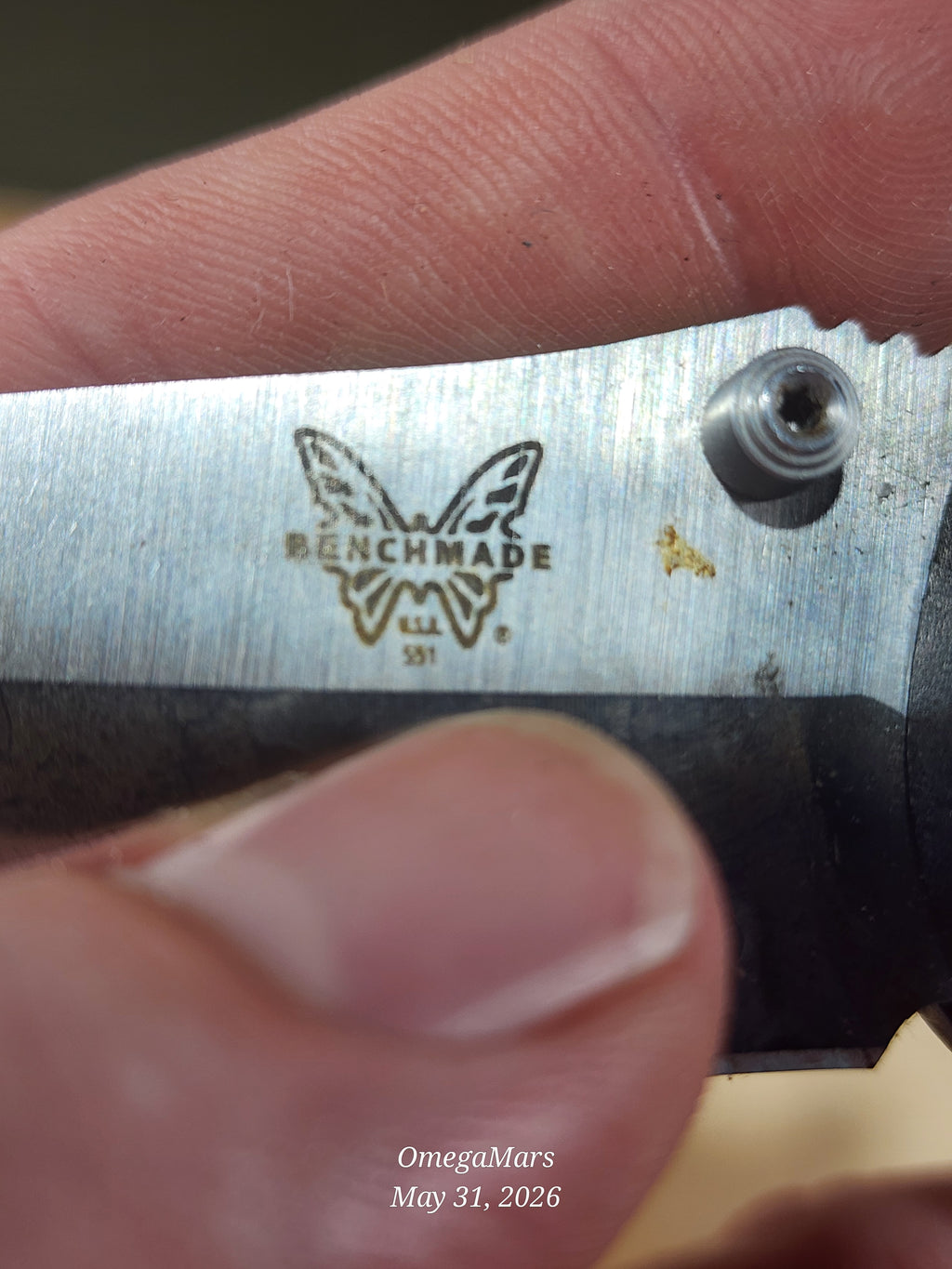 BENCHMADE 551 154CM - Light Usage/Dirty - #48Gr