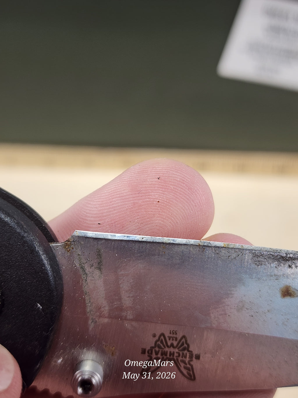 BENCHMADE 551 154CM - Light Usage/Dirty - #48Gr