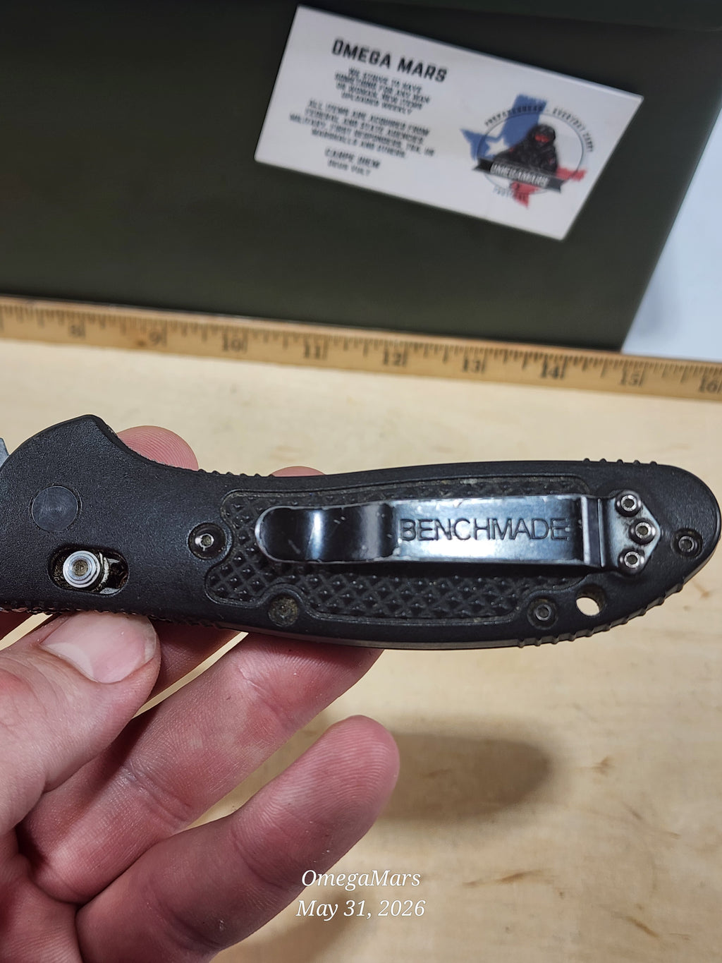 BENCHMADE 551 154CM - Light Usage/Dirty - #49Gr