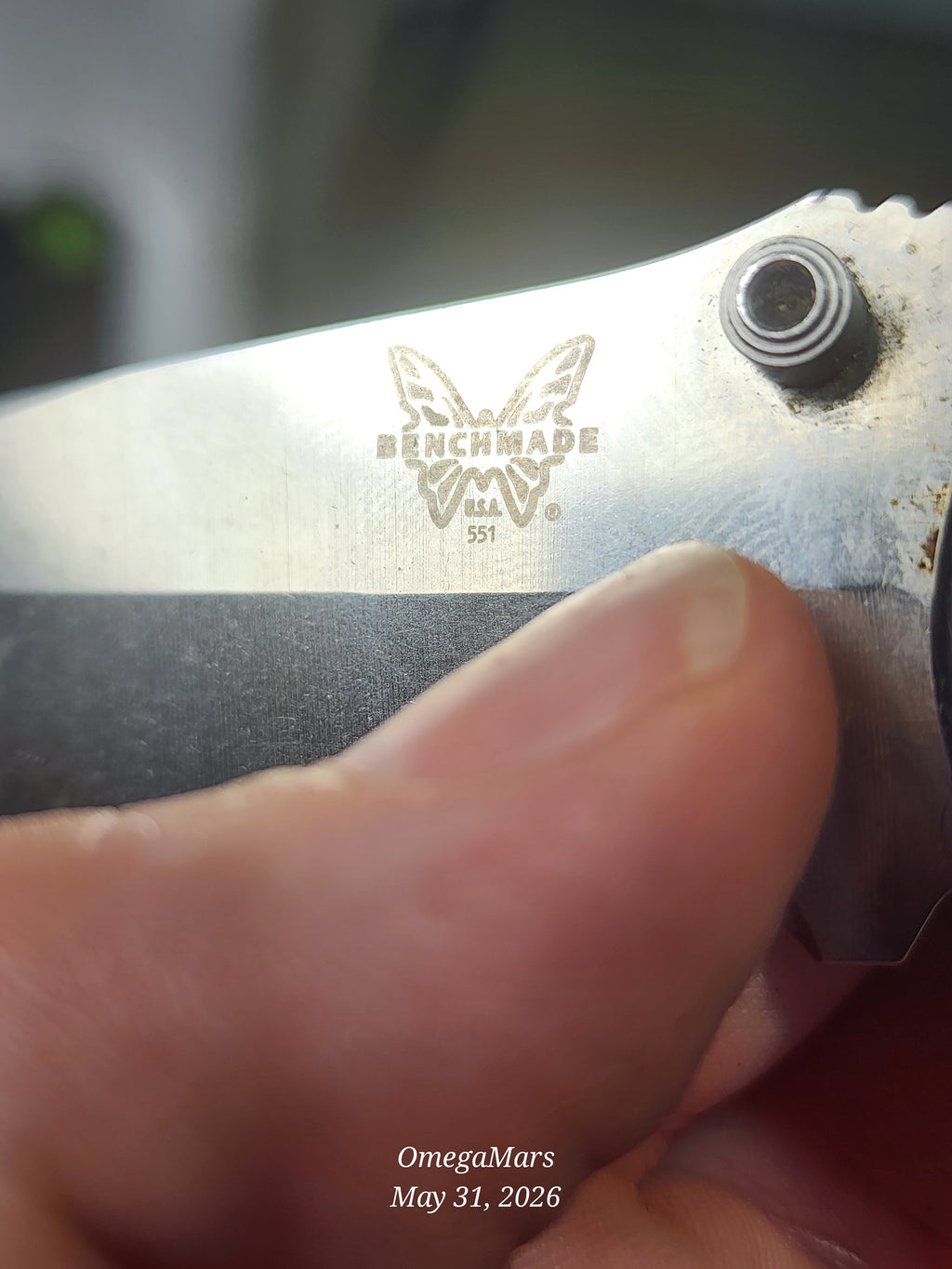 BENCHMADE 551 154CM - Light Usage/Dirty - #49Gr