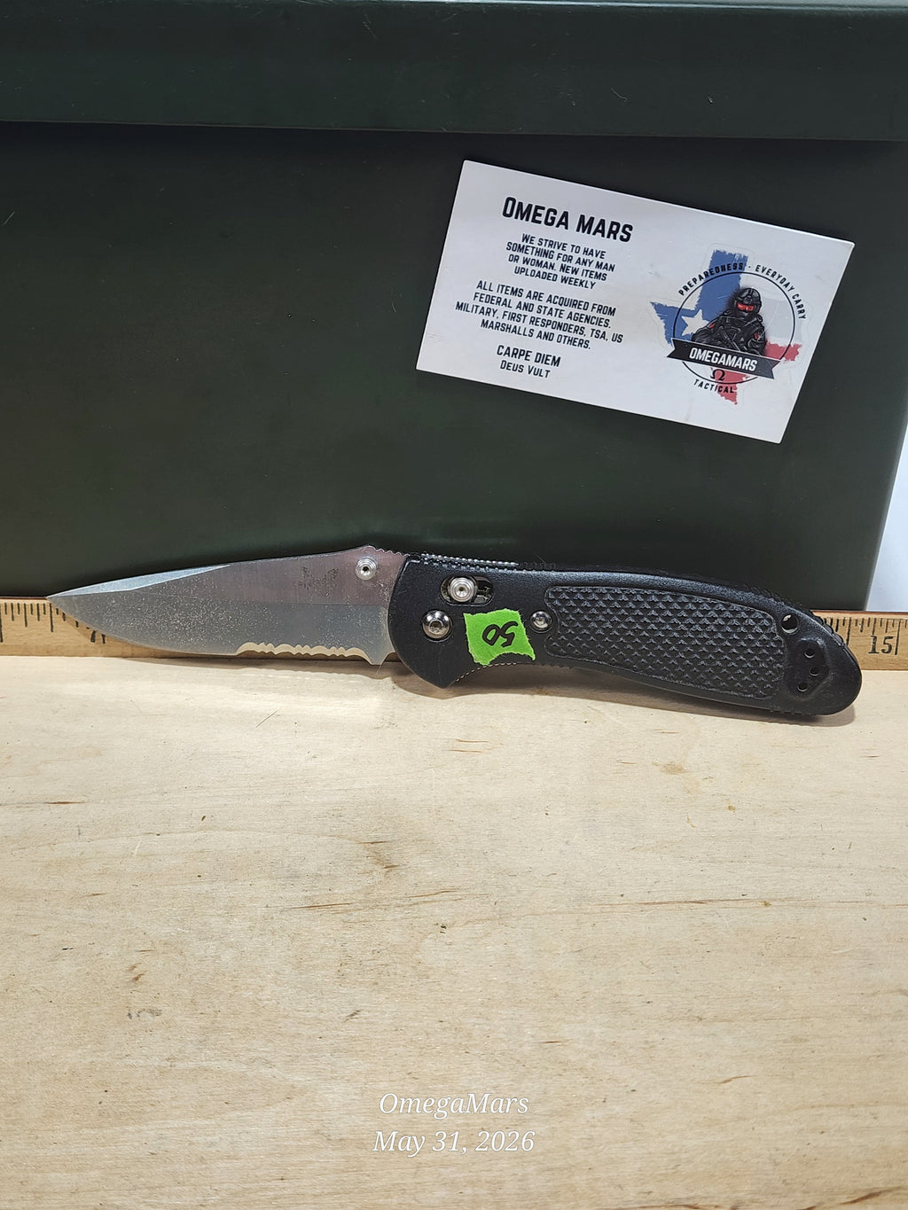 BENCHMADE 551 154CM - Light Usage/Dirty - #50Gr