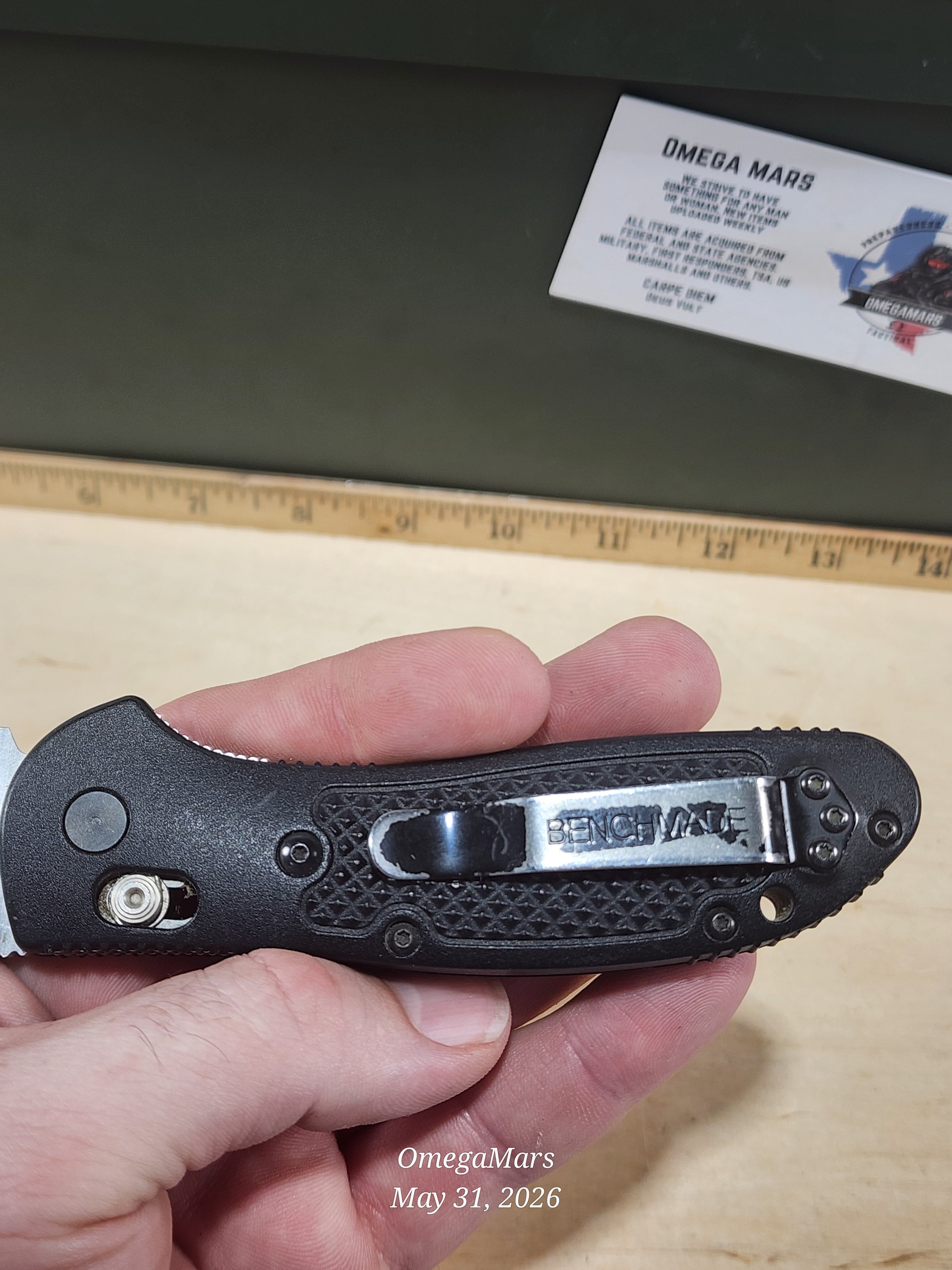 BENCHMADE 551 154CM - Light Usage/Dirty - #50Gr