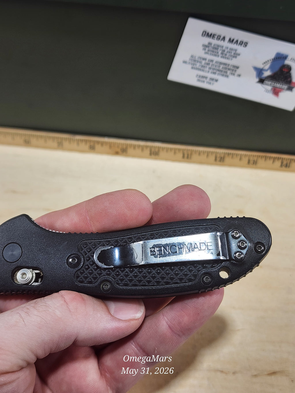 BENCHMADE 551 154CM - Light Usage/Dirty - #50Gr