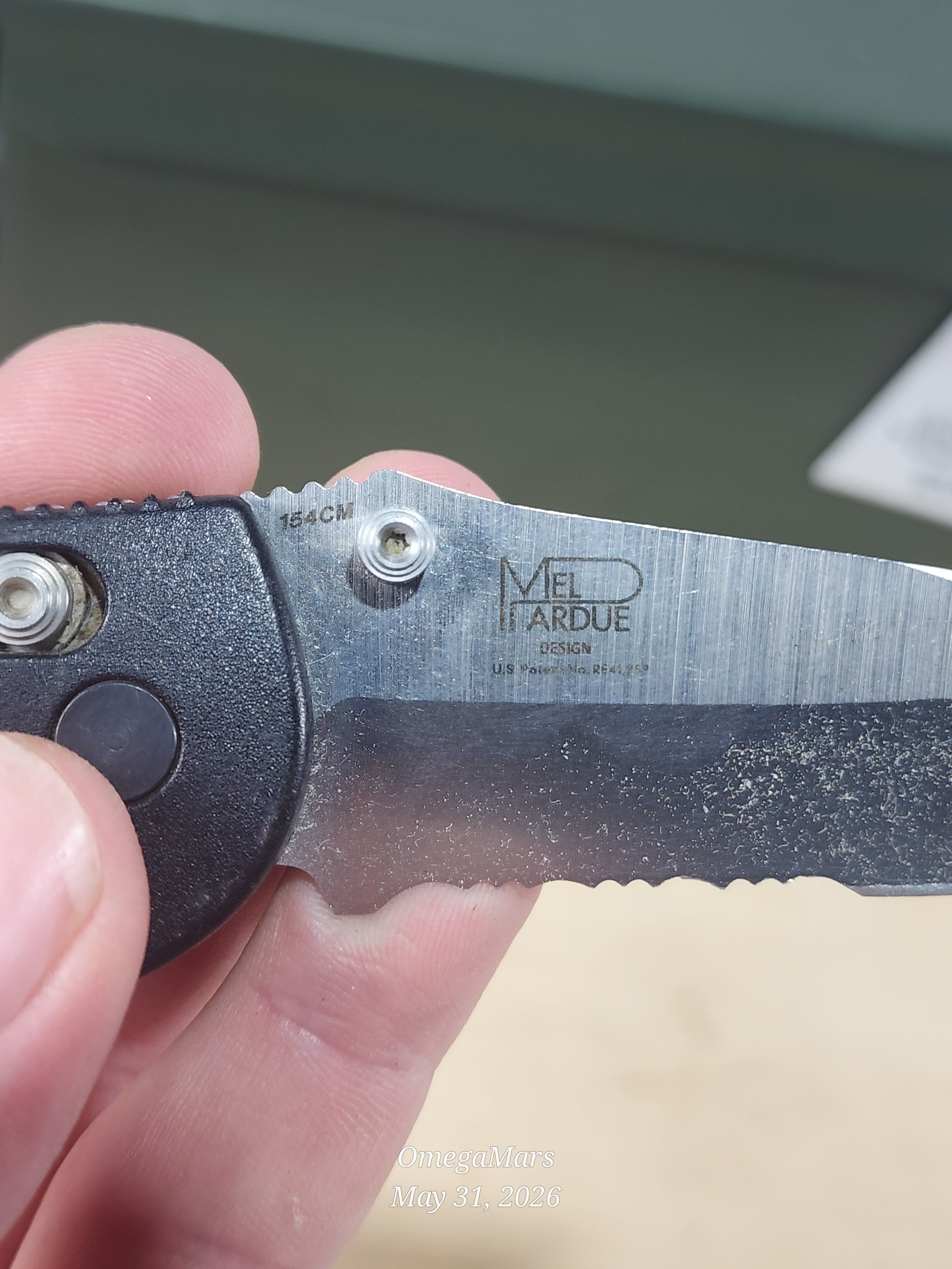 BENCHMADE 551 154CM - Light Usage/Dirty - #50Gr