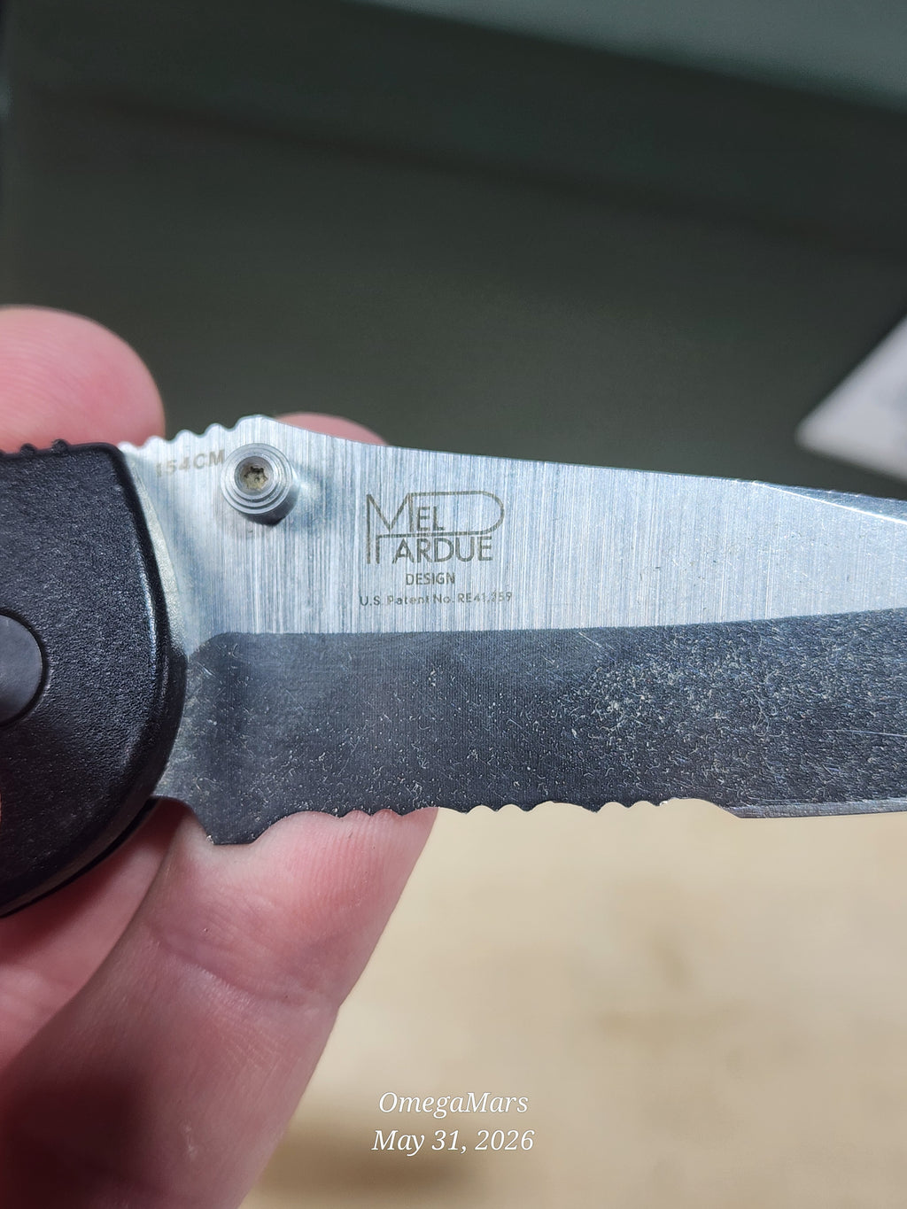 BENCHMADE 551 154CM - Light Usage/Dirty - #50Gr