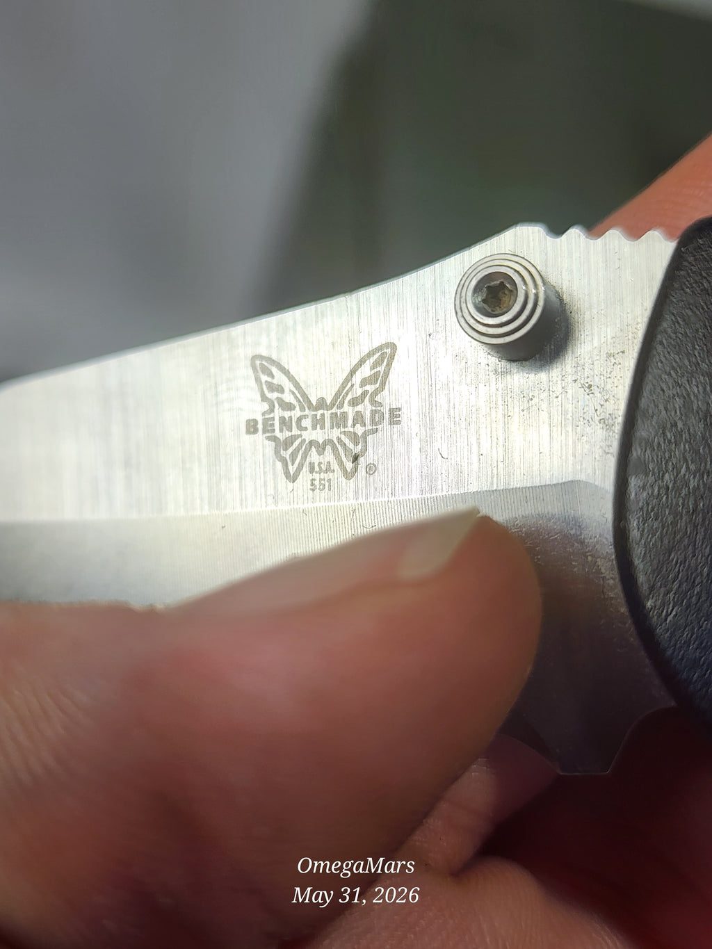 BENCHMADE 551 154CM - Light Usage/Dirty - #50Gr