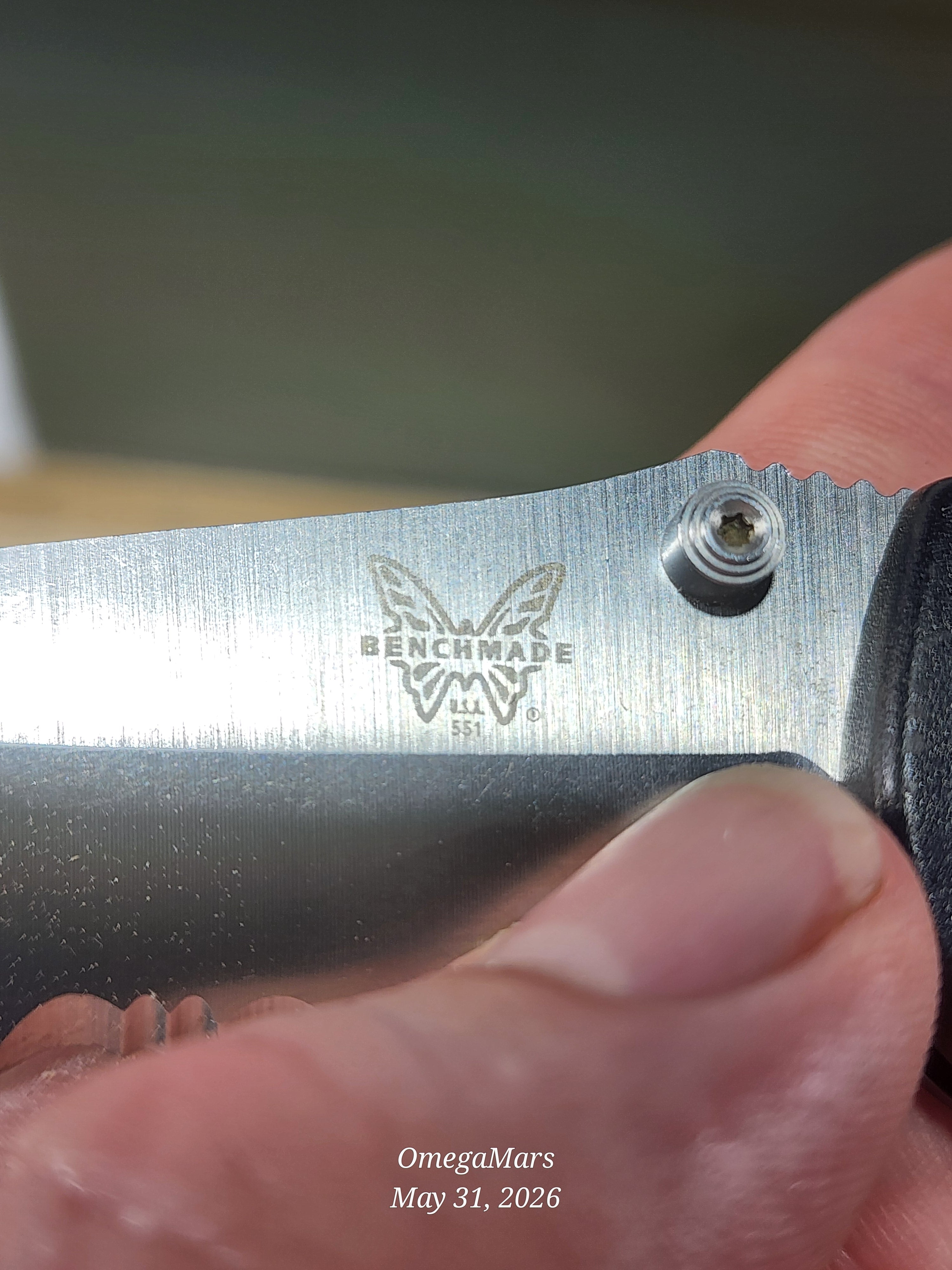 BENCHMADE 551 154CM - Light Usage/Dirty - #50Gr