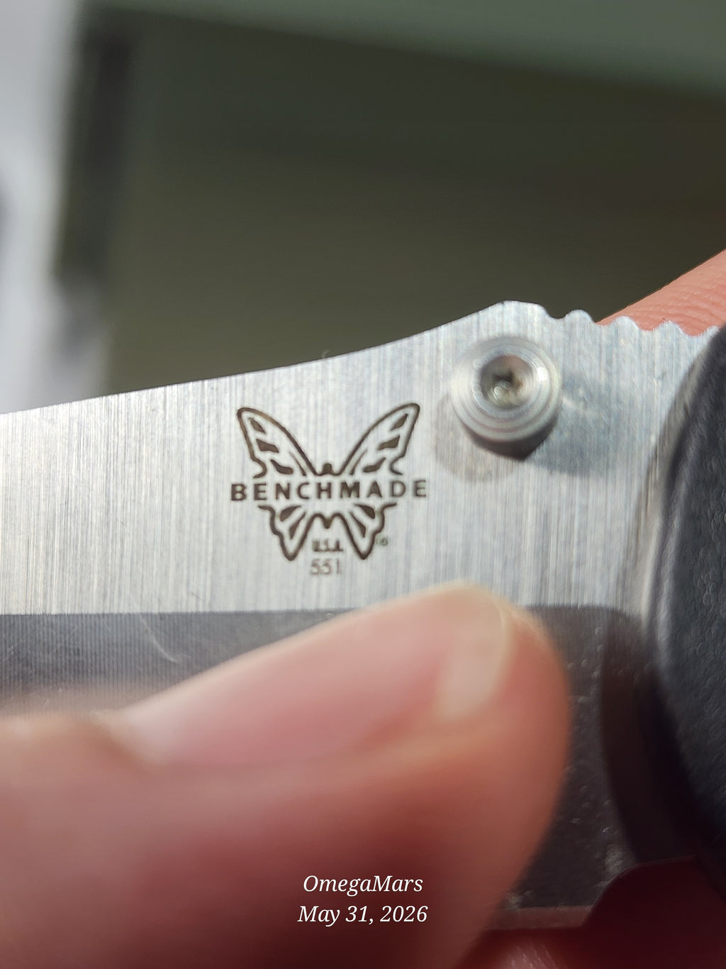 BENCHMADE 551 154CM - Light Usage/Dirty - #51Gr