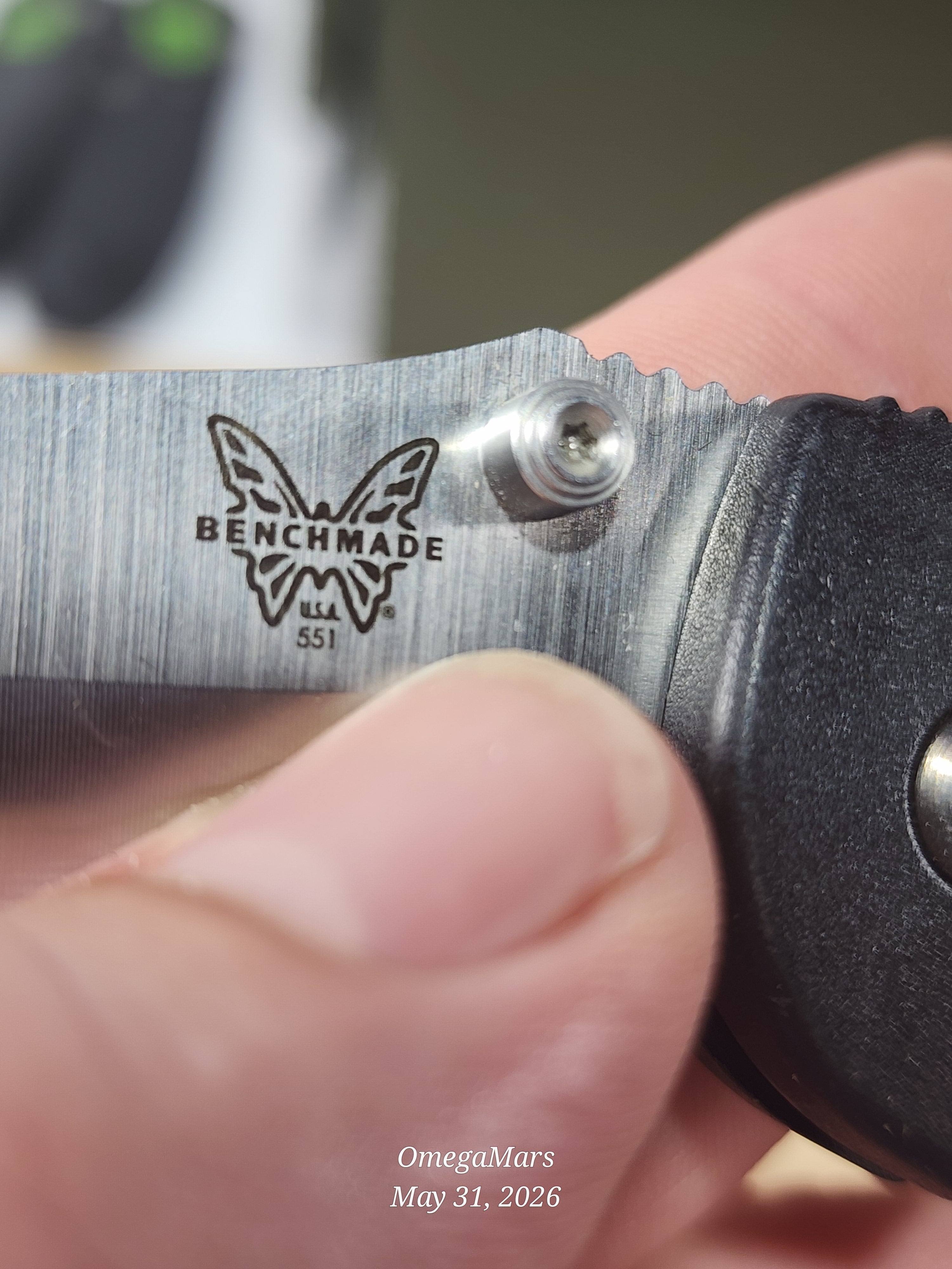 BENCHMADE 551 154CM - Light Usage/Dirty - #51Gr