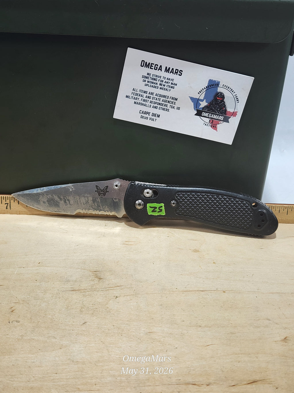 BENCHMADE 551 154CM - Light Usage/Dirty - #52Gr