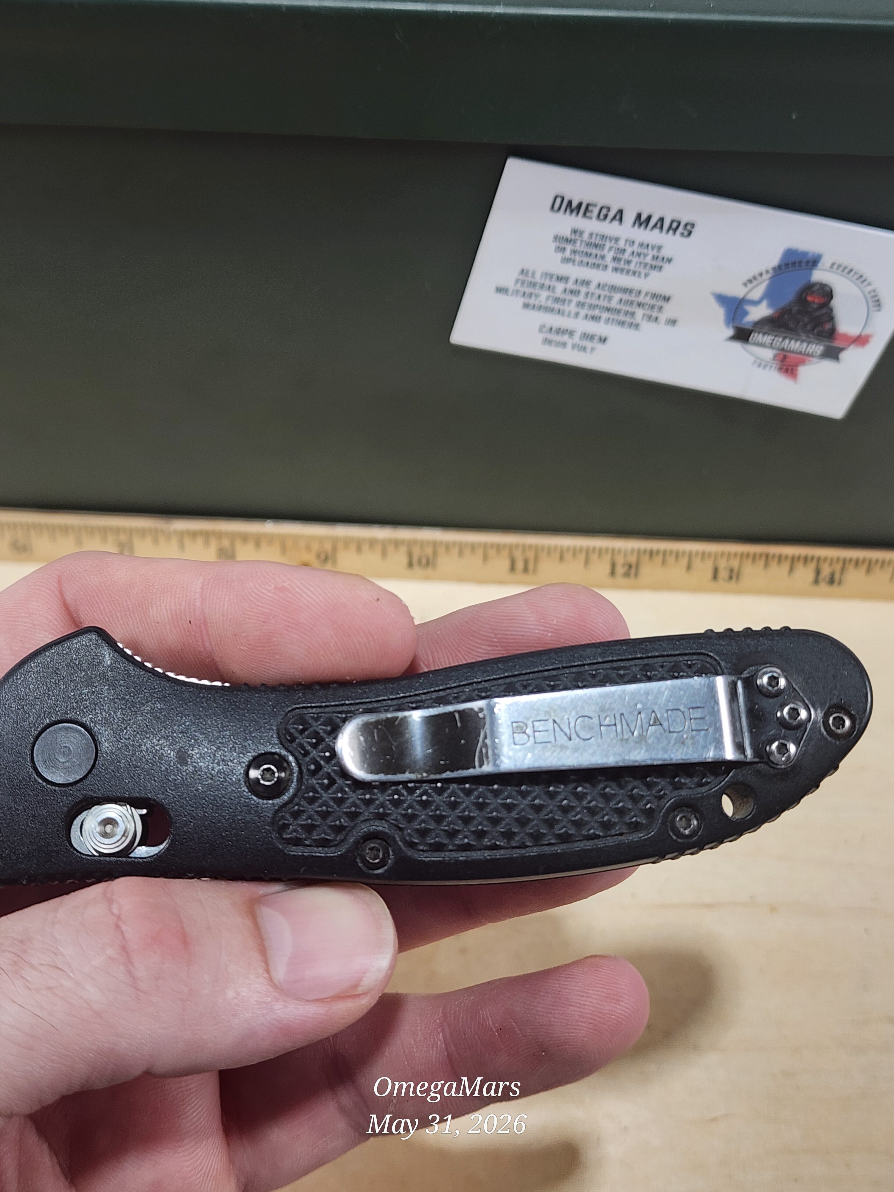 BENCHMADE 551 154CM - Light Usage/Dirty - #52Gr