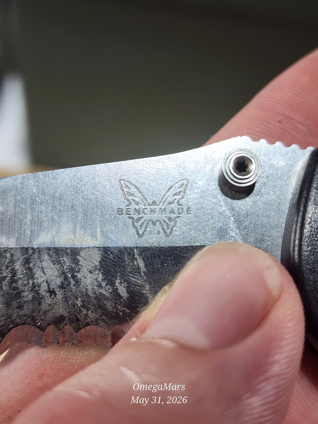 BENCHMADE 551 154CM - Light Usage/Dirty - #52Gr