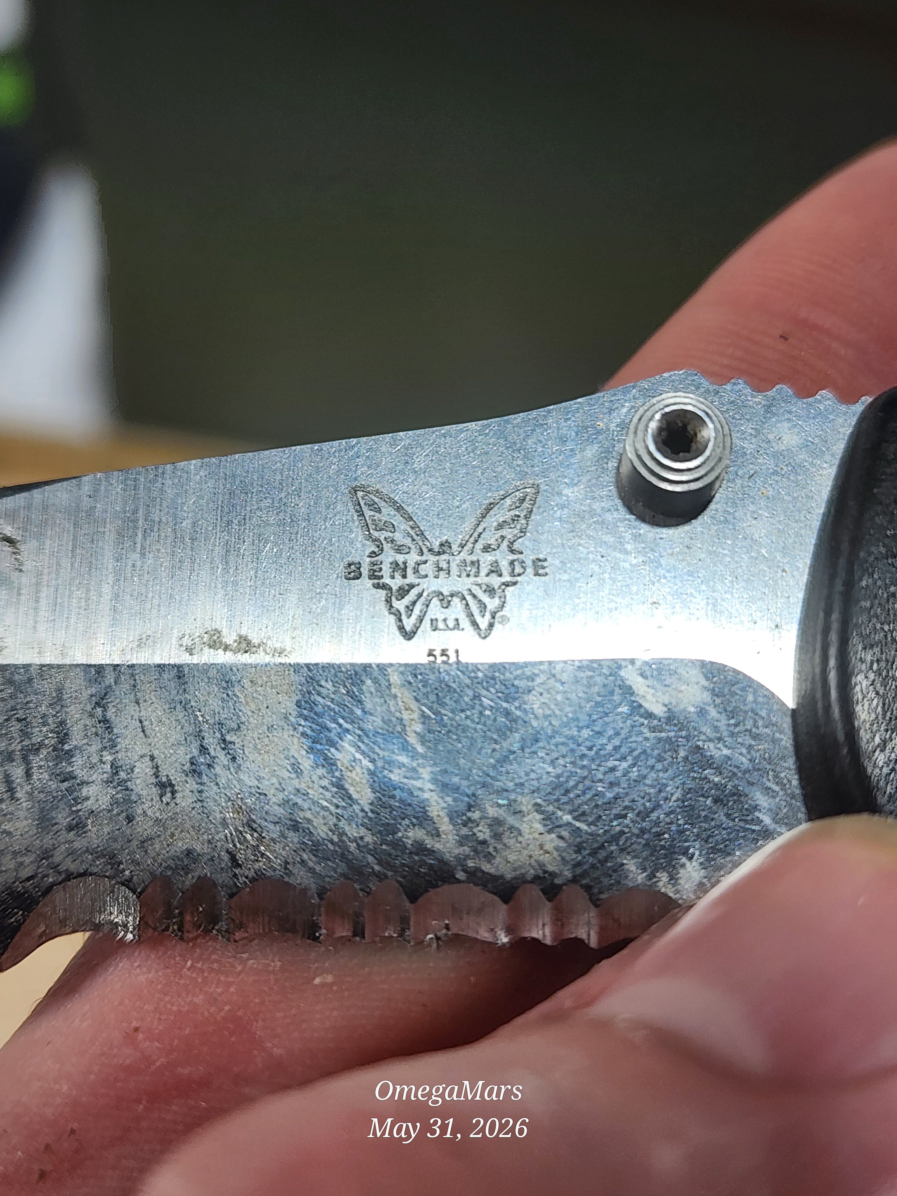 BENCHMADE 551 154CM - Light Usage/Dirty - #52Gr