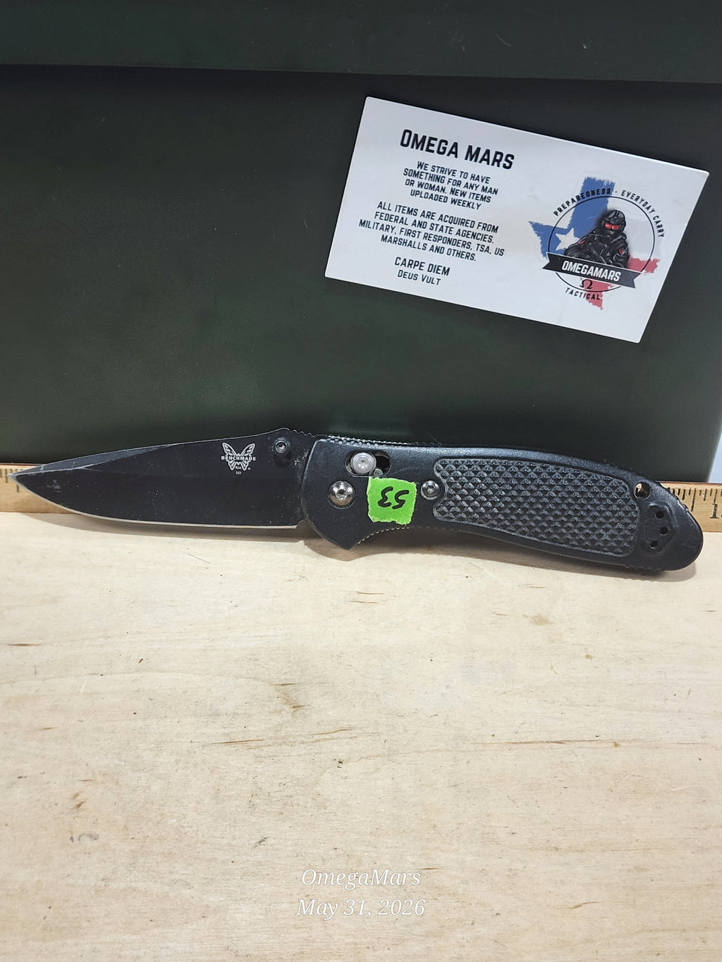 BENCHMADE 551 154CM - Light Usage/Dirty - #53Gr