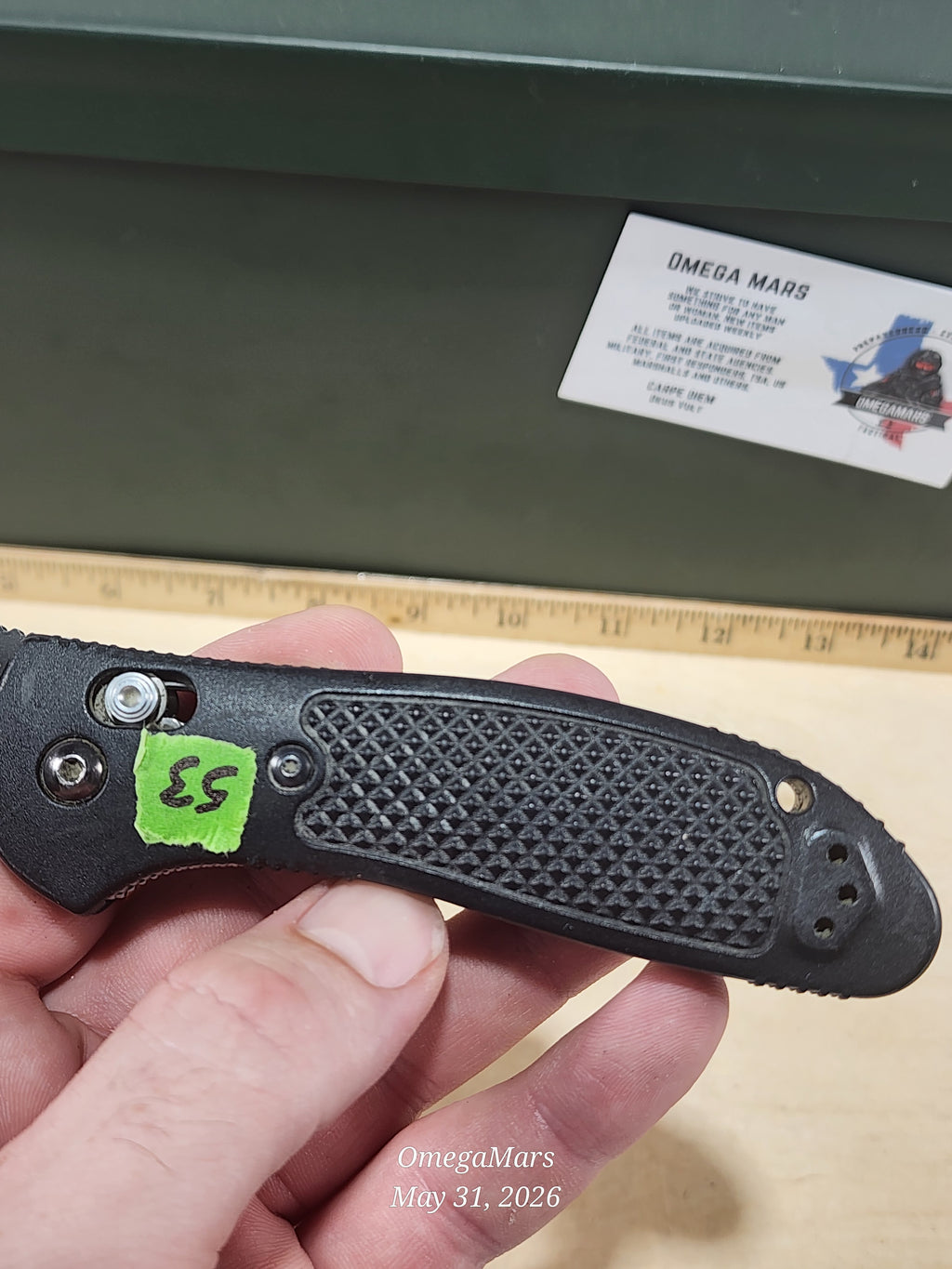 BENCHMADE 551 154CM - Light Usage/Dirty - #53Gr