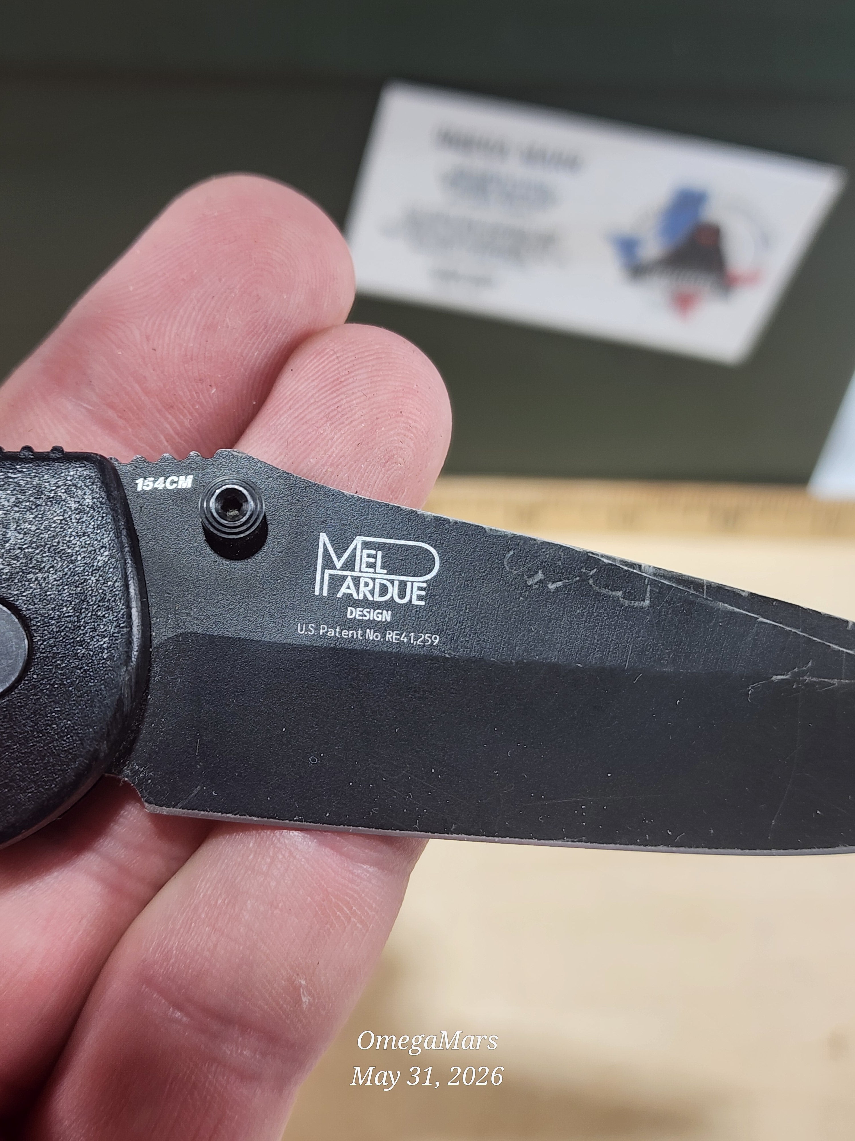 BENCHMADE 551 154CM - Light Usage/Dirty - #53Gr