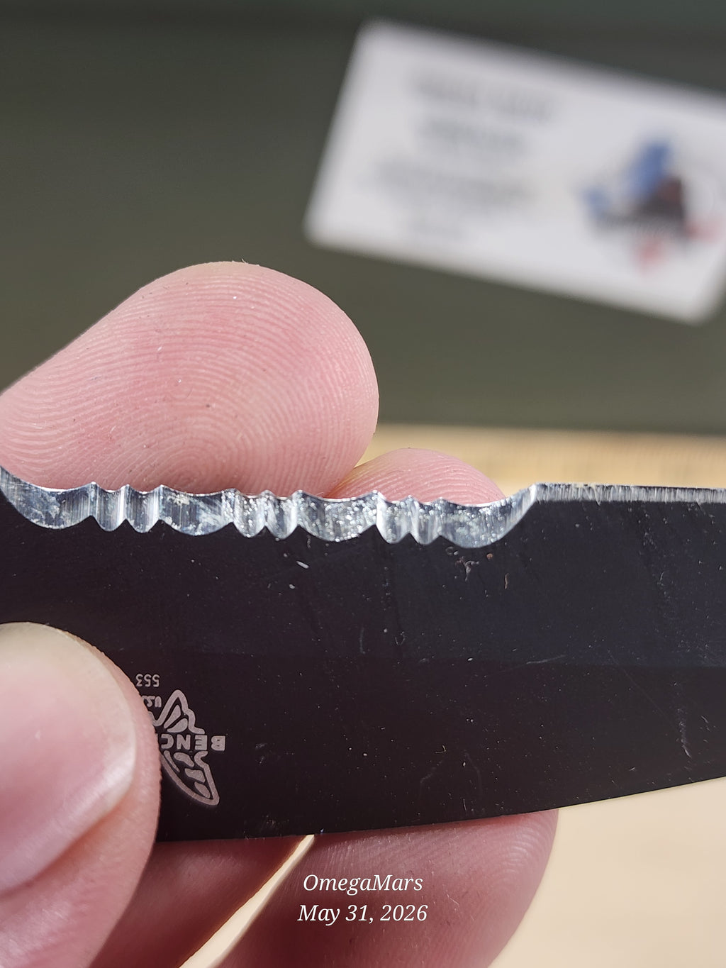 BENCHMADE 553 - Light Usage/Dirty - #54Gr