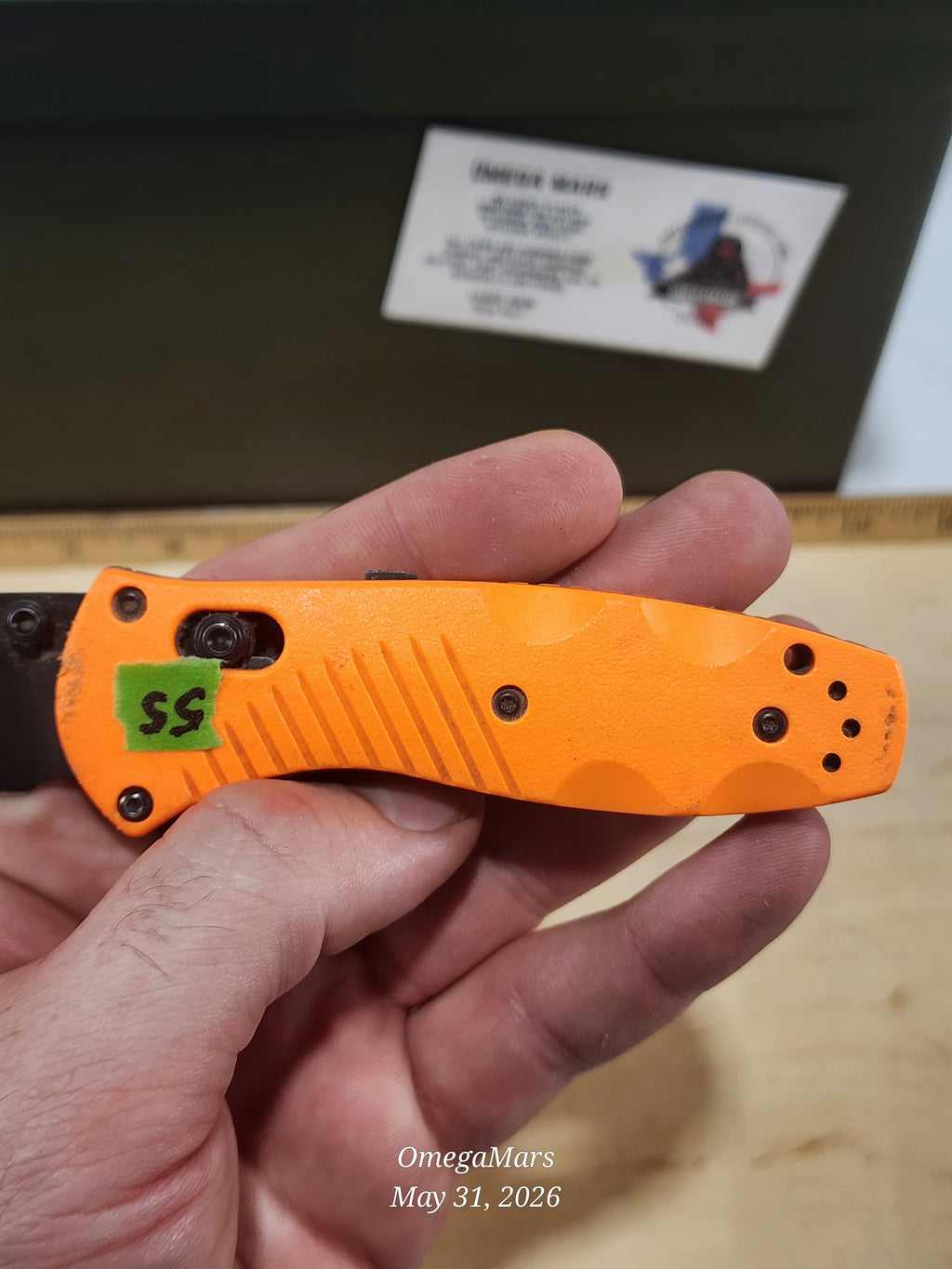 BENCHMADE 585 Mini Barrage - Light Usage/Dirty - #55Gr