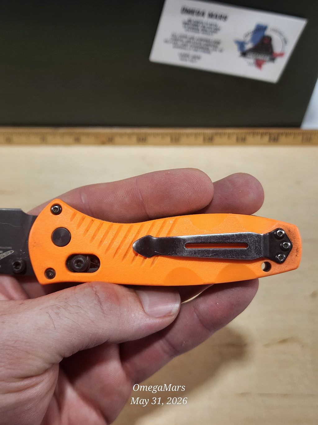 BENCHMADE 585 Mini Barrage - Light Usage/Dirty - #55Gr