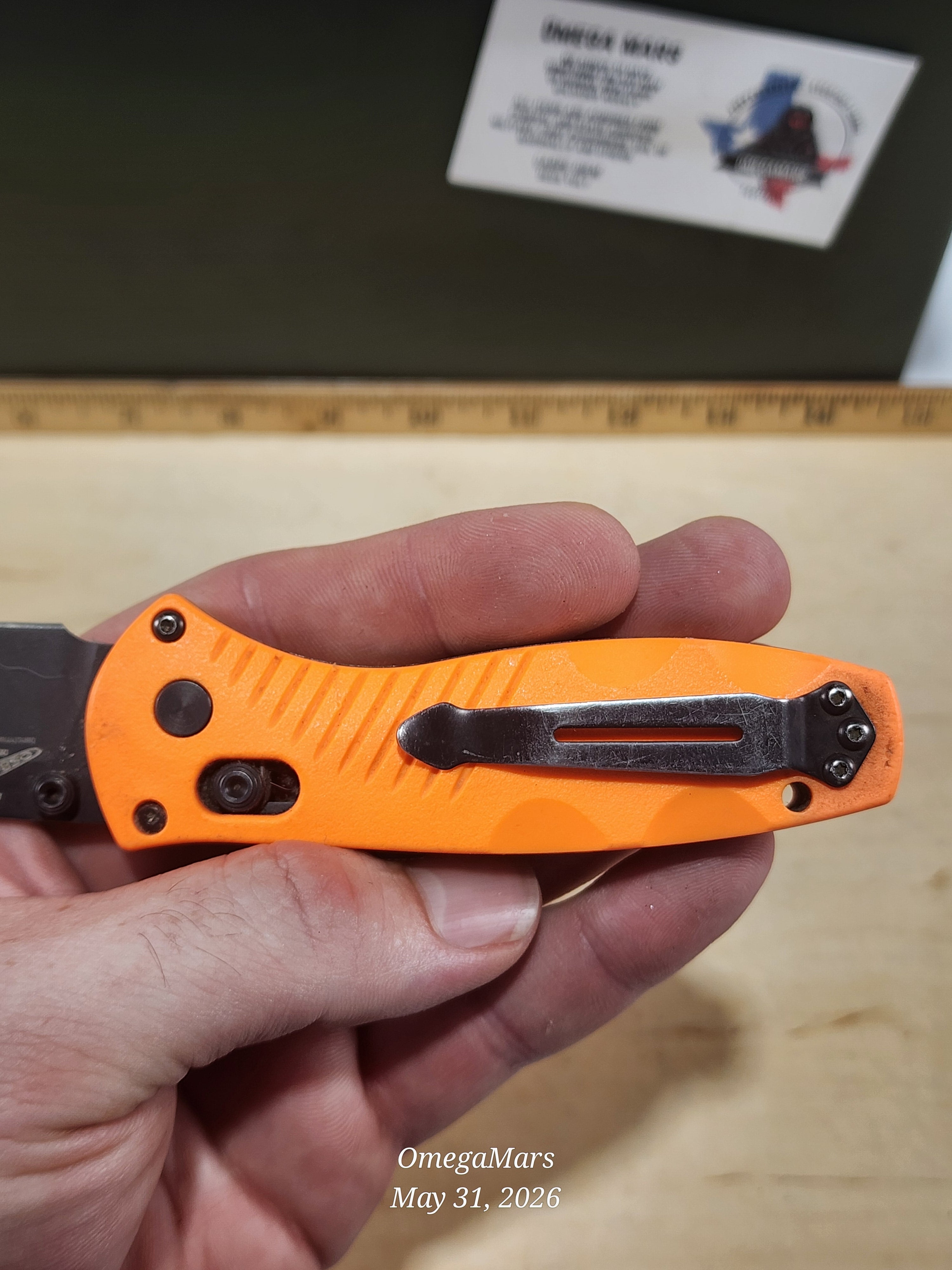BENCHMADE 585 Mini Barrage - Light Usage/Dirty - #55Gr