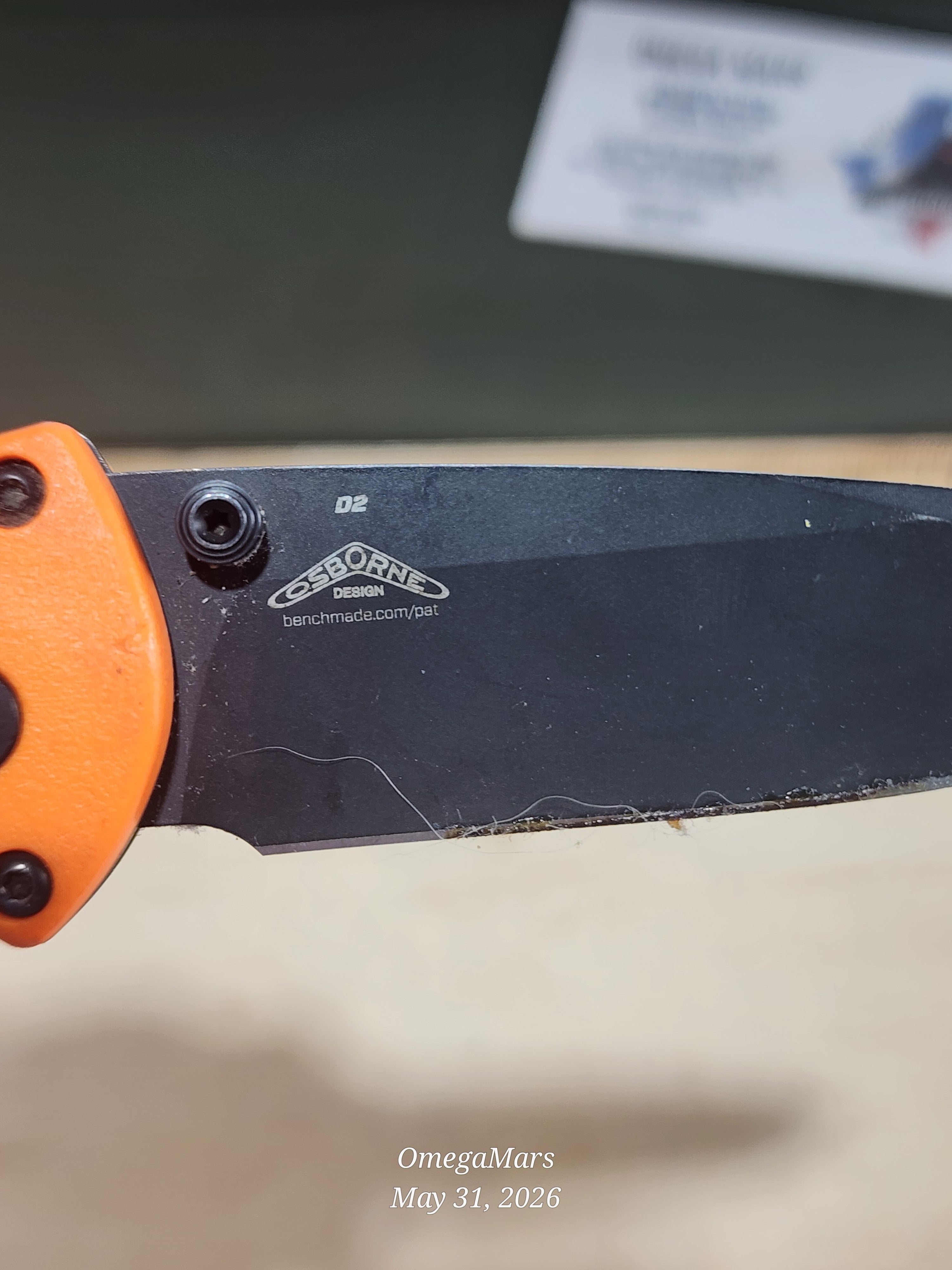 BENCHMADE 585 Mini Barrage - Light Usage/Dirty - #55Gr