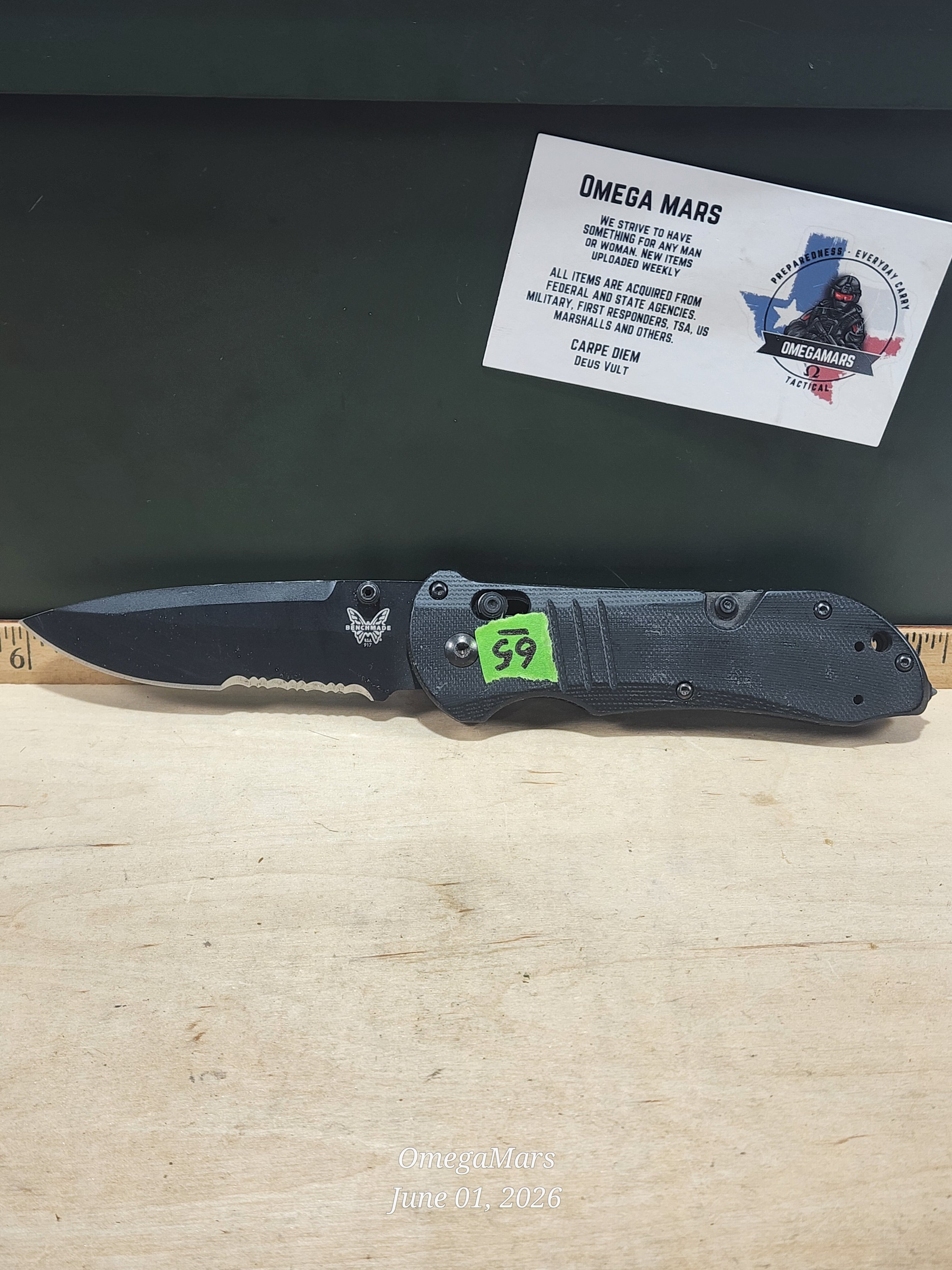 BENCHMADE 917 Triage - Light Usage - #65Gr