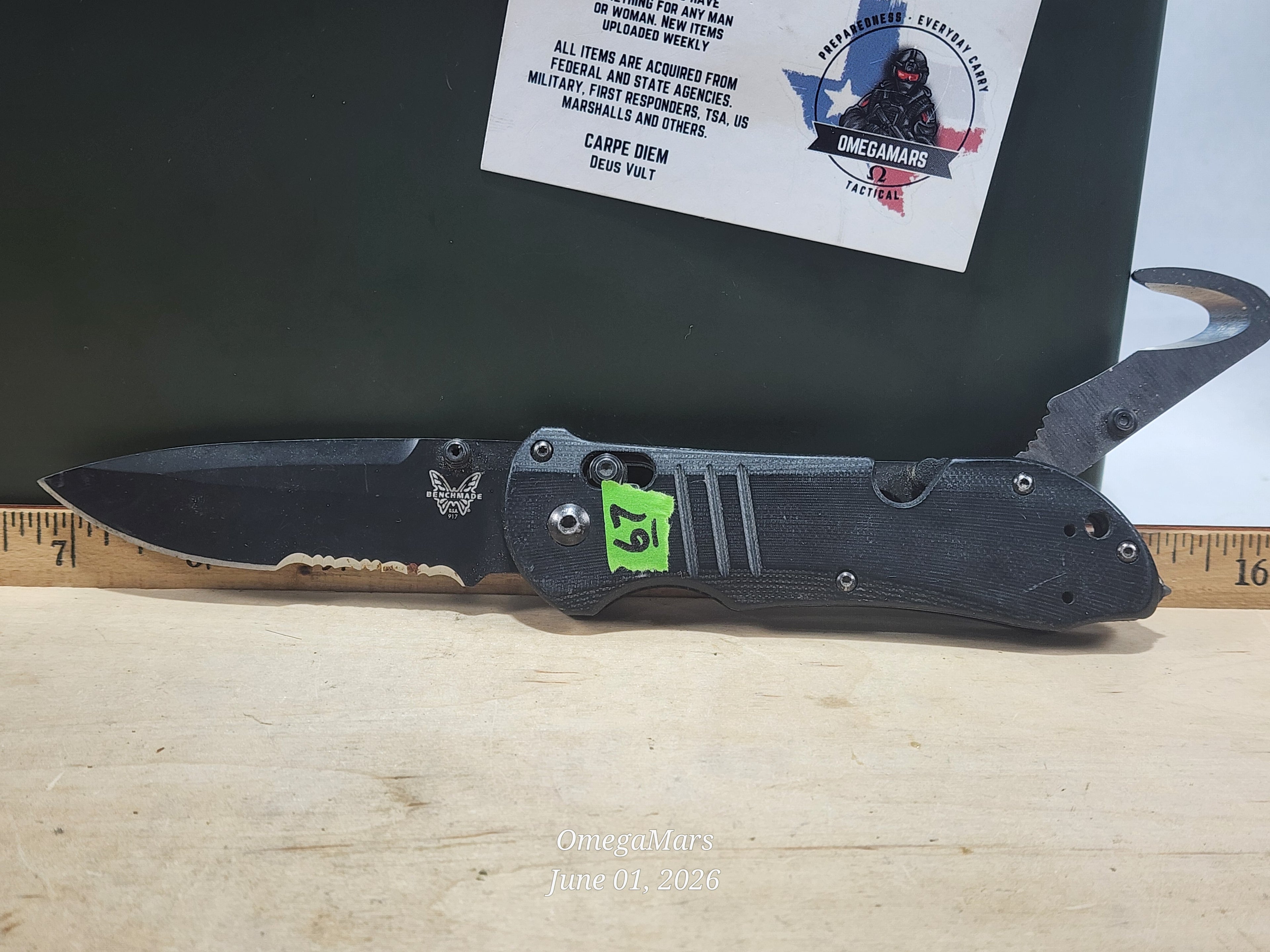 BENCHMADE 917 Triage - Light Usage - #67GR