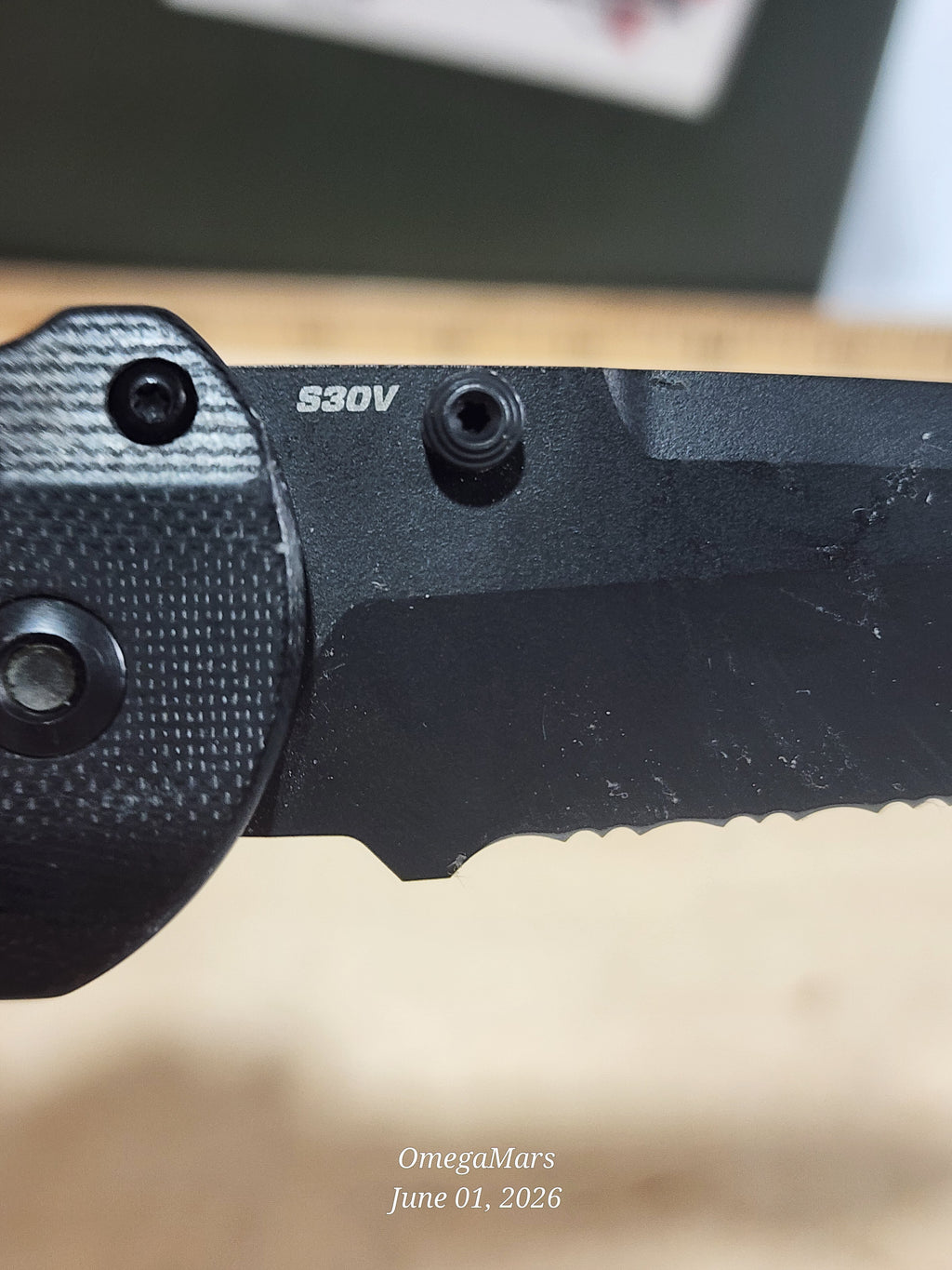 BENCHMADE 917SBK Triage - Light Usage - #68GR