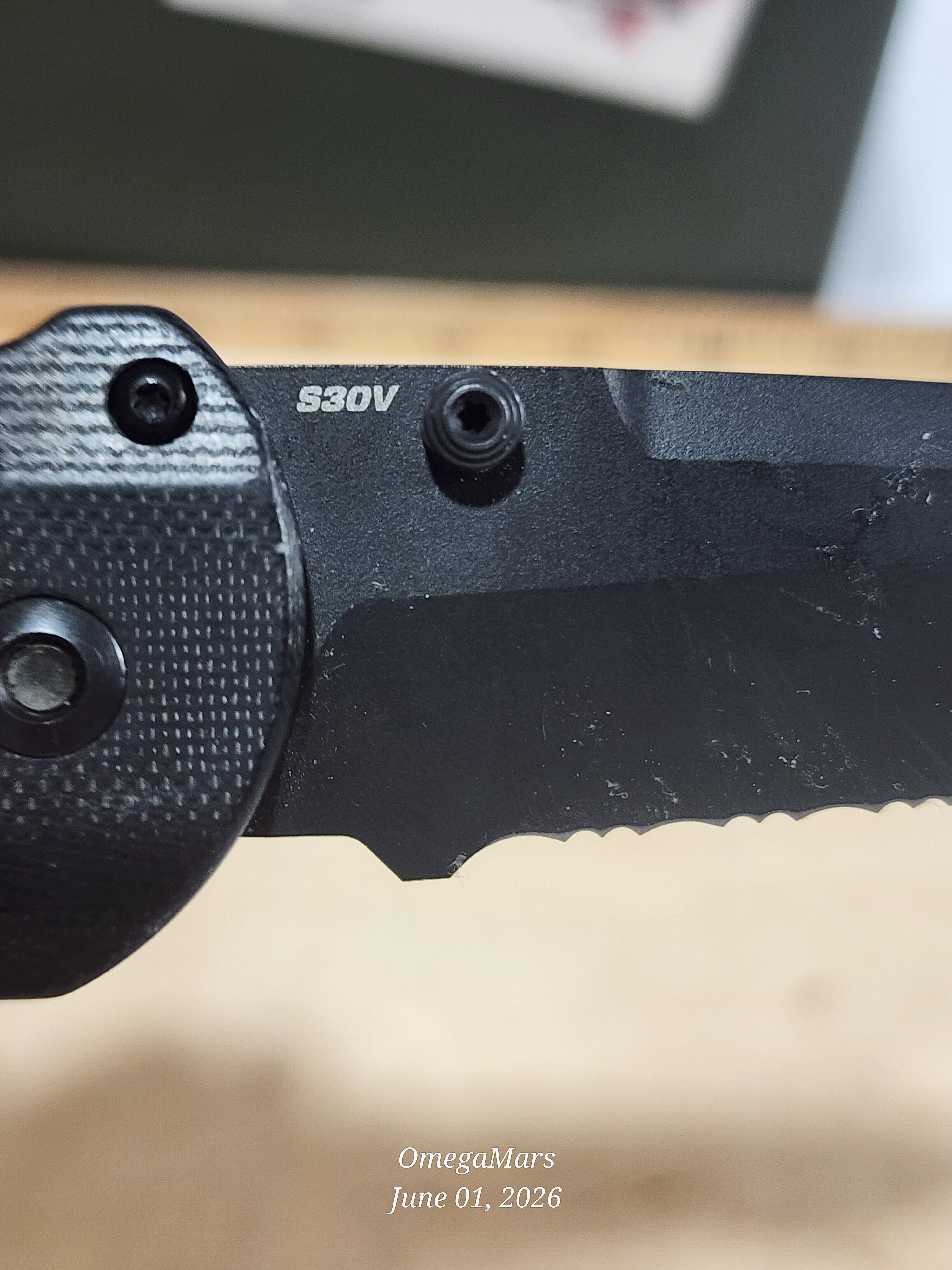BENCHMADE 917SBK Triage - Light Usage - #68GR
