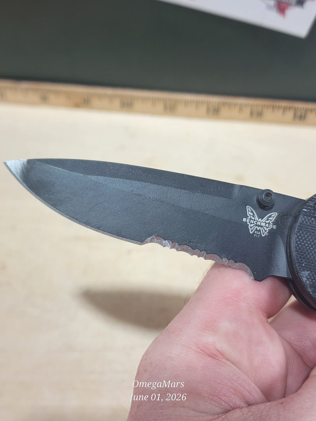 BENCHMADE 917SBK Triage - Light Usage - #68GR