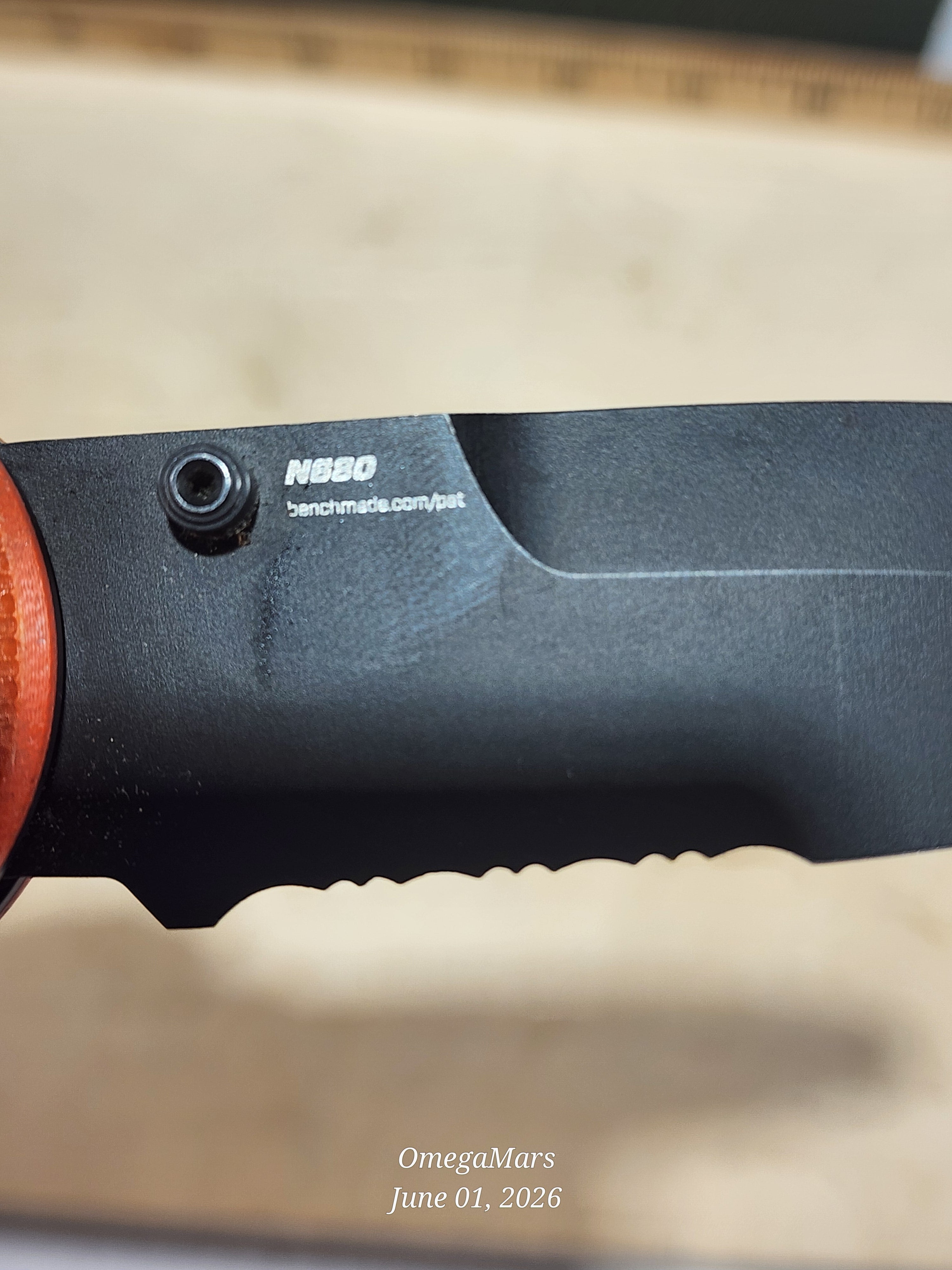 BENCHMADE 916SBK - Light Usage - #71GR