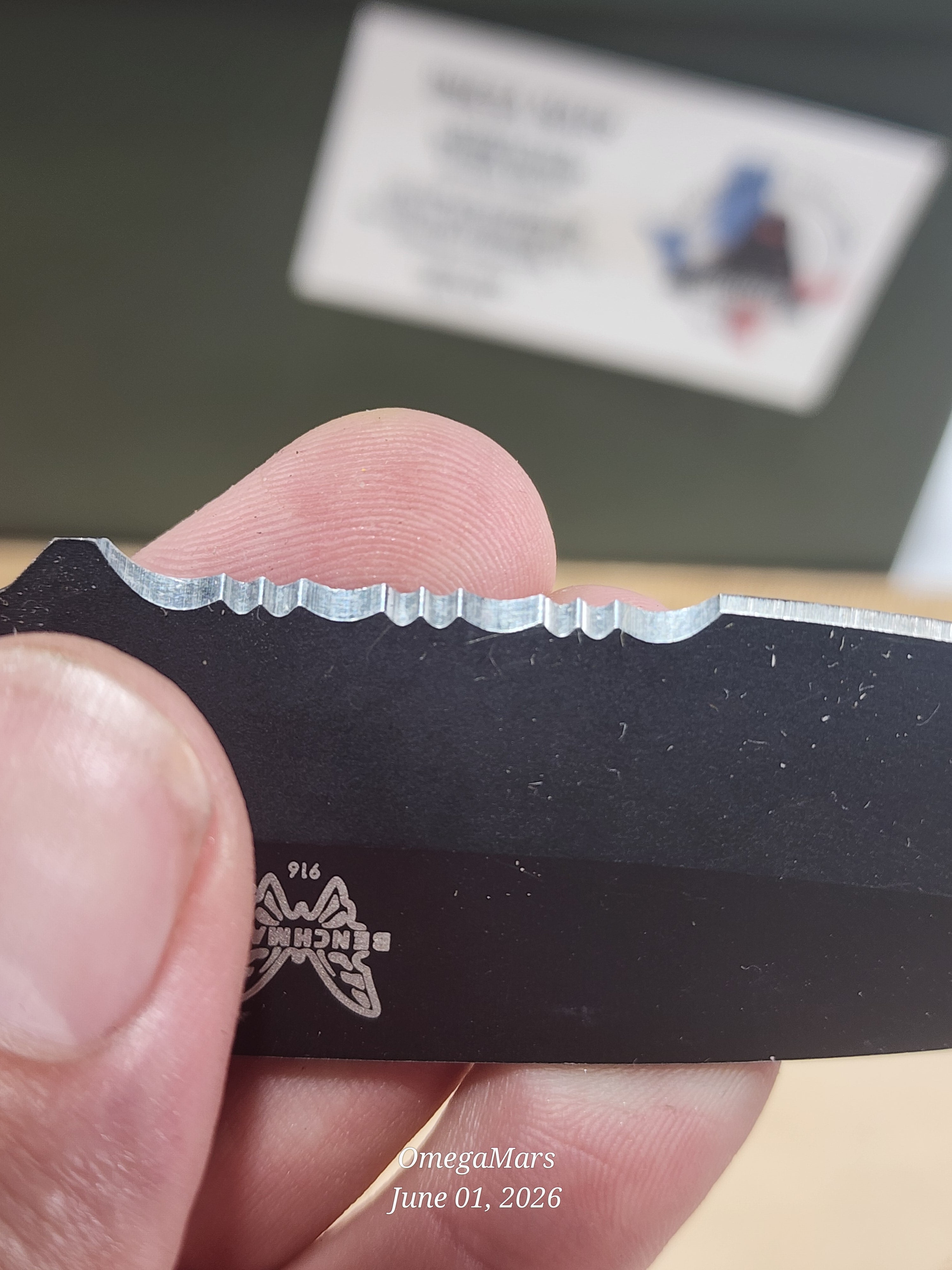 BENCHMADE 916SBK - Light Usage - #71GR