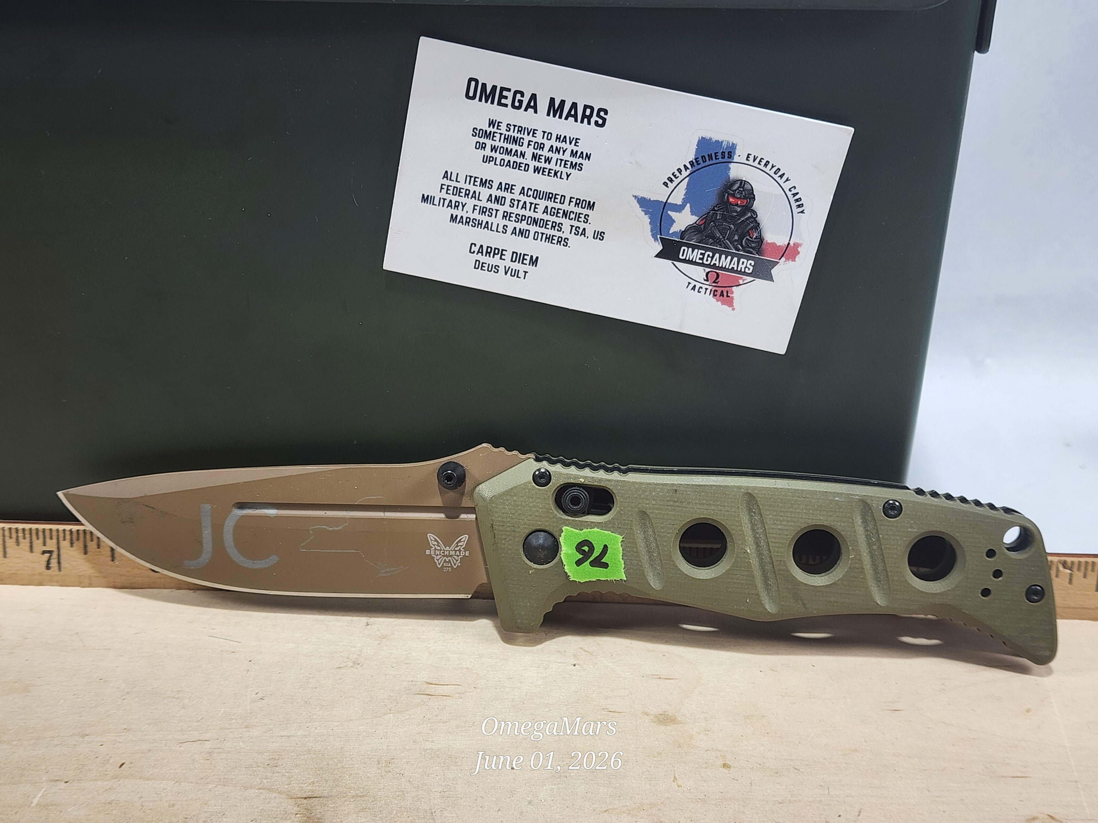 BENCHMADE 275FE-2 Adamas - Light Usage #76GR