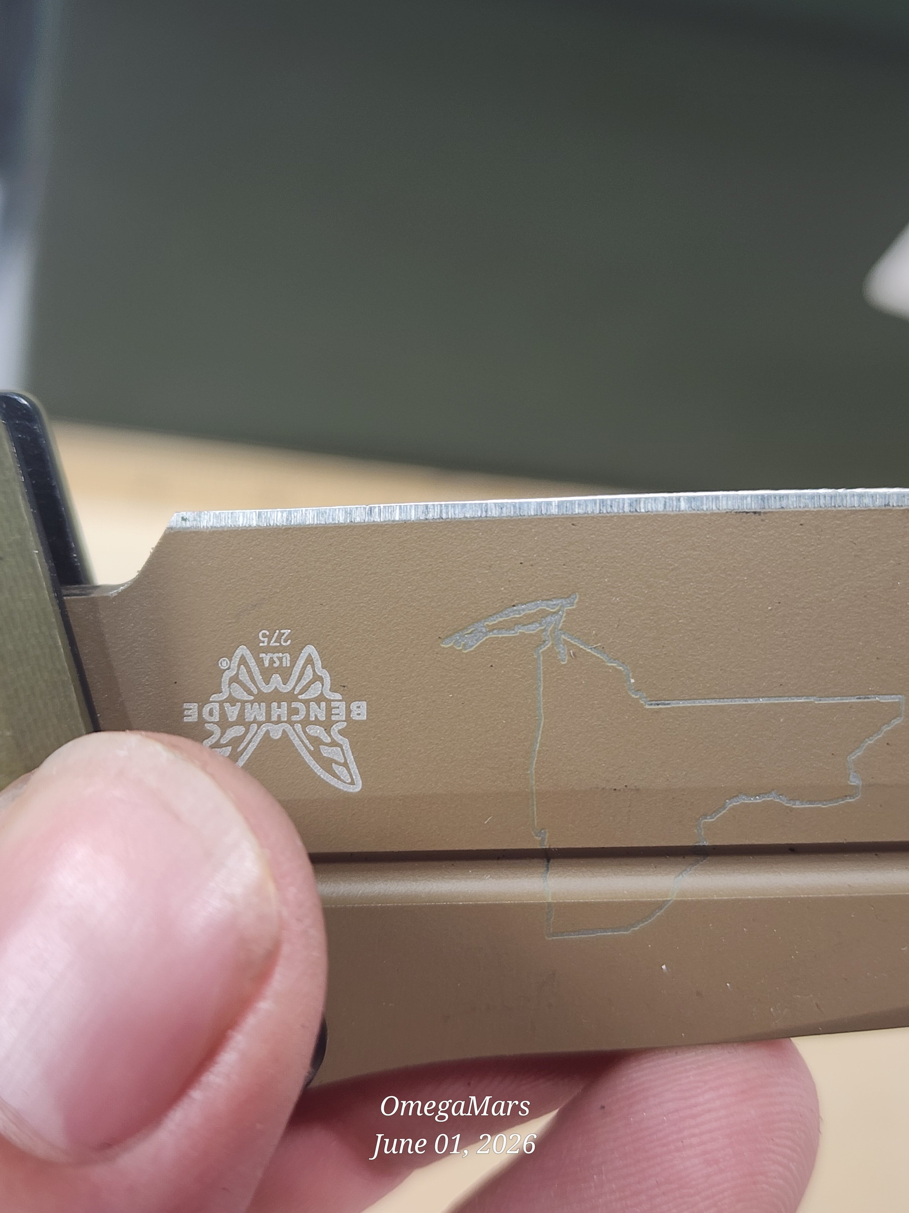 BENCHMADE 275FE-2 Adamas - Light Usage #76GR