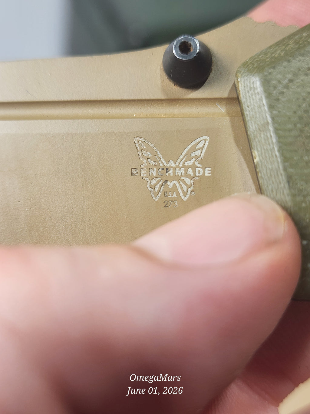 BENCHMADE 273 - Mini Adamas - Light Usage - #77Gr