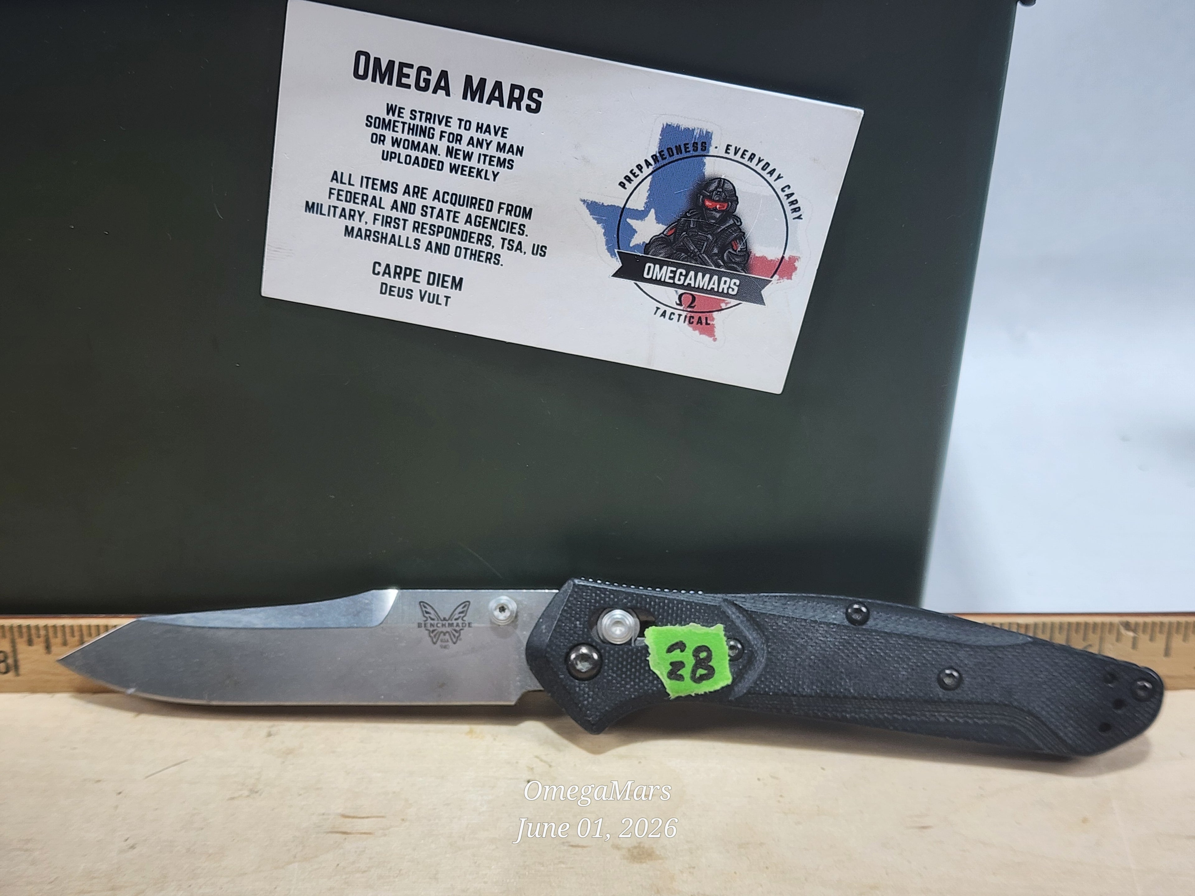 BENCHMADE 940-2 Osborne - Light Usage - #83Gr