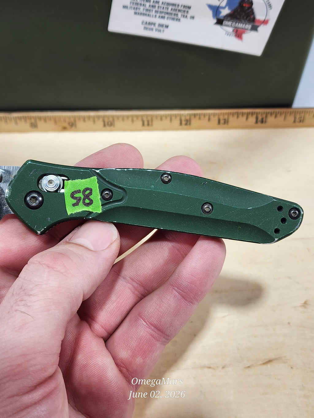 BENCHMADE 940 Osborne - Light Usage - Discontinued/Rare Serrated -#85Gr