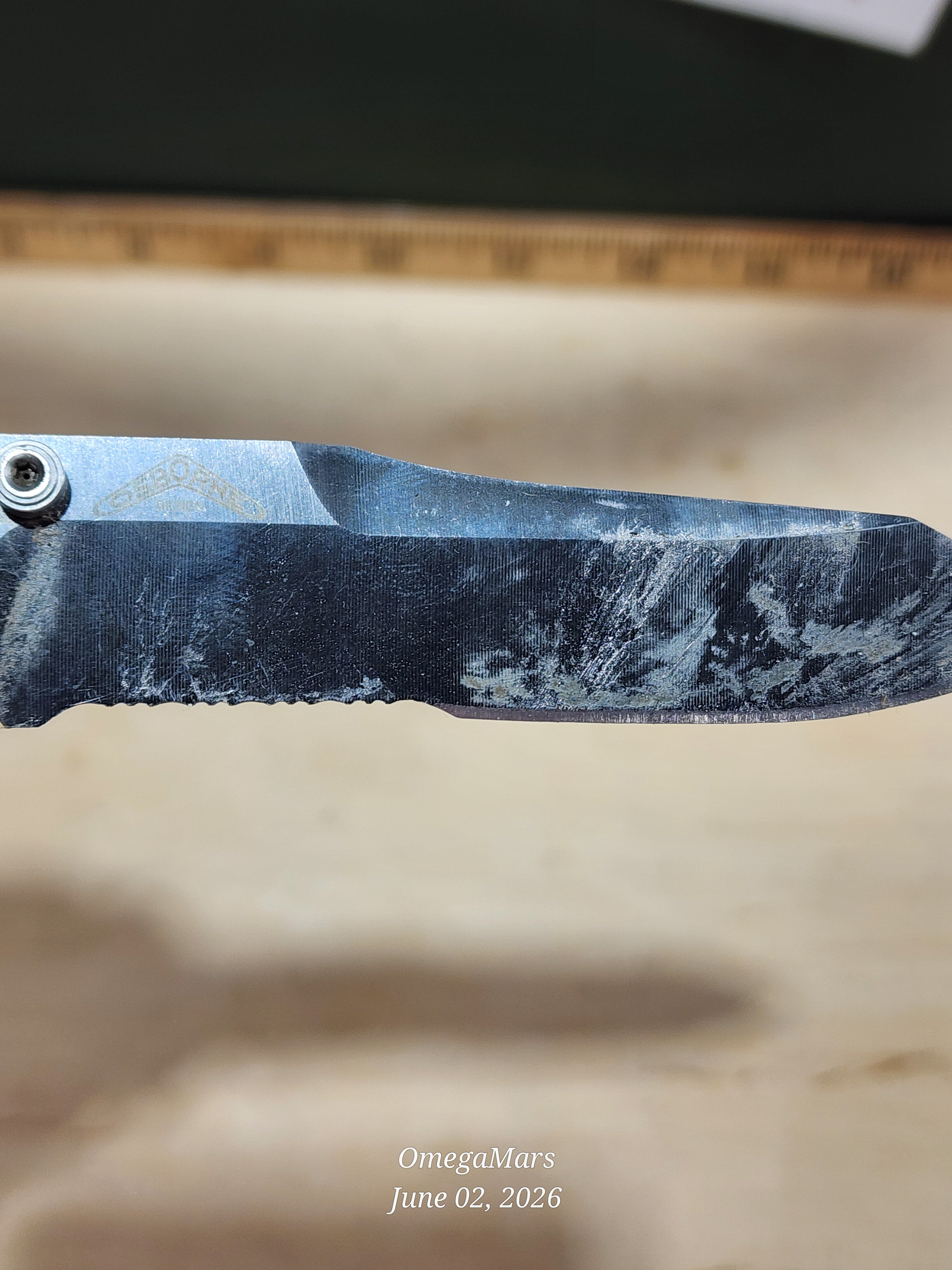 BENCHMADE 940 Osborne - Light Usage - Discontinued/Rare Serrated -#85Gr